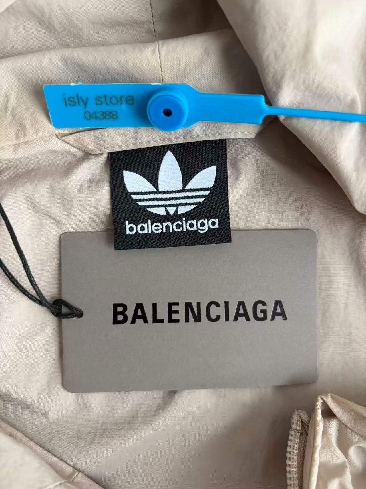 Adidas × Balenciaga Balenciaga x adidas Logo Zip Windbreaker Size S Size US S / EU 44-46 / 1 - 4 Thumbnail