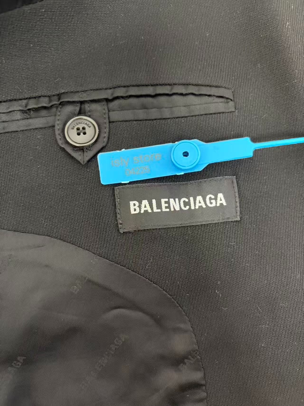 Balenciaga Balenciaga Logo Patch Single Breasted Blazer 36R Size 36R - 6 Thumbnail
