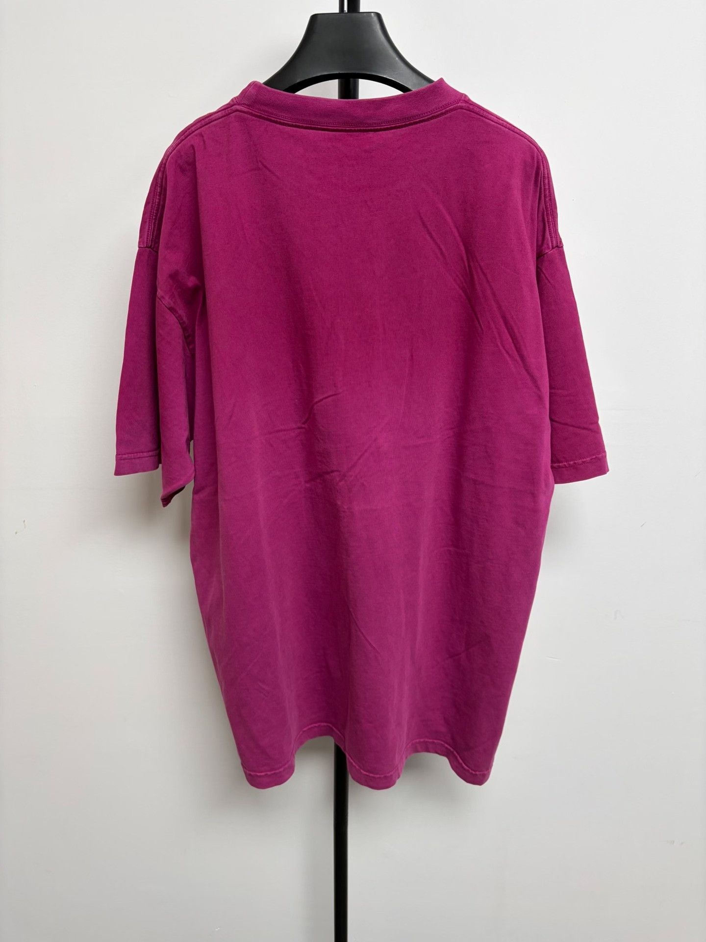 Balenciaga Balenciaga Pink Graphic Logo T-Shirt M Size US M / EU 48-50 / 2 - 3 Thumbnail