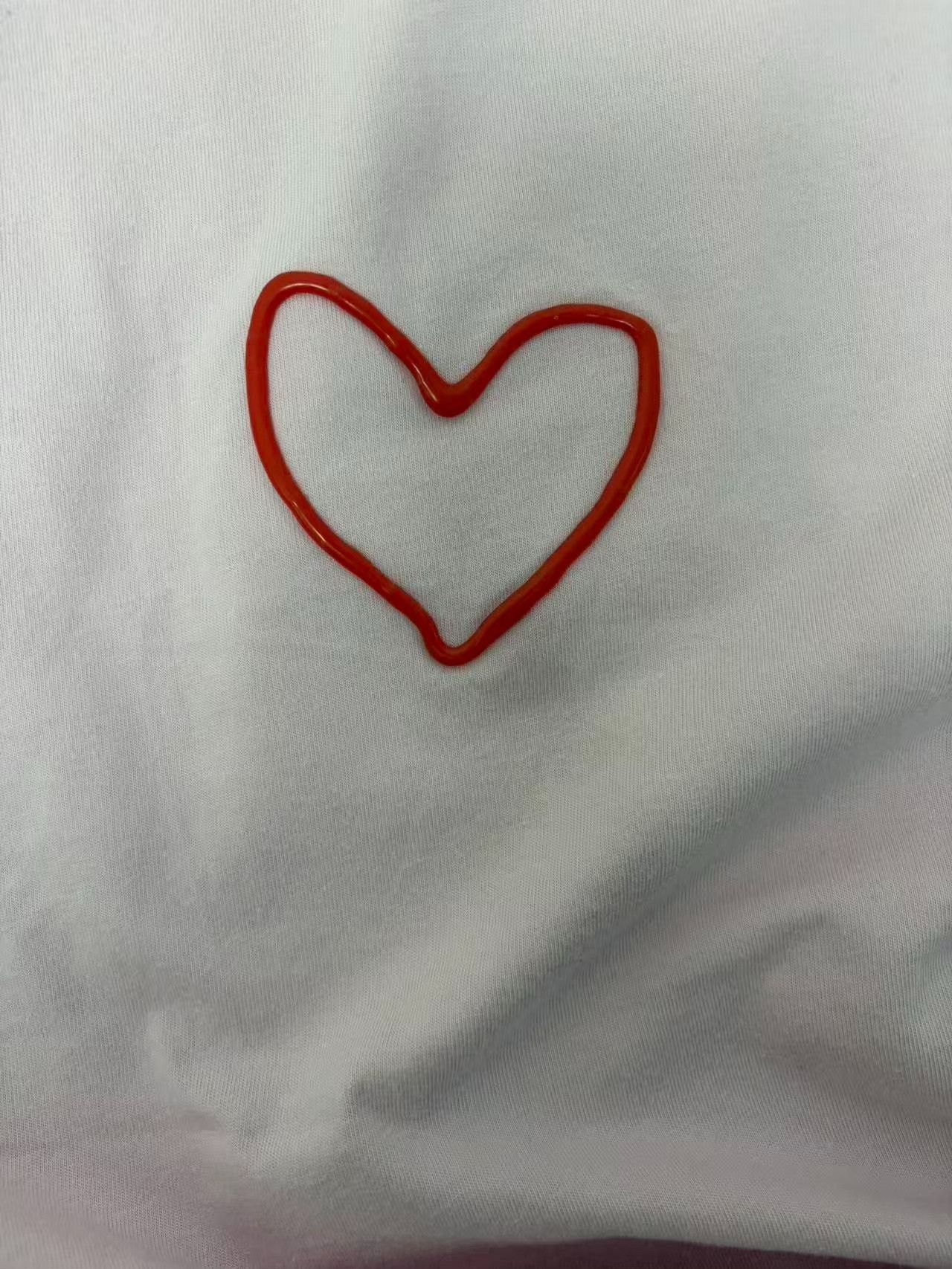 Balenciaga Balenciaga Pink Heart Short Sleeve T-Shirt XS Size XS / US 0-2 / IT 36-38 - 4 Thumbnail