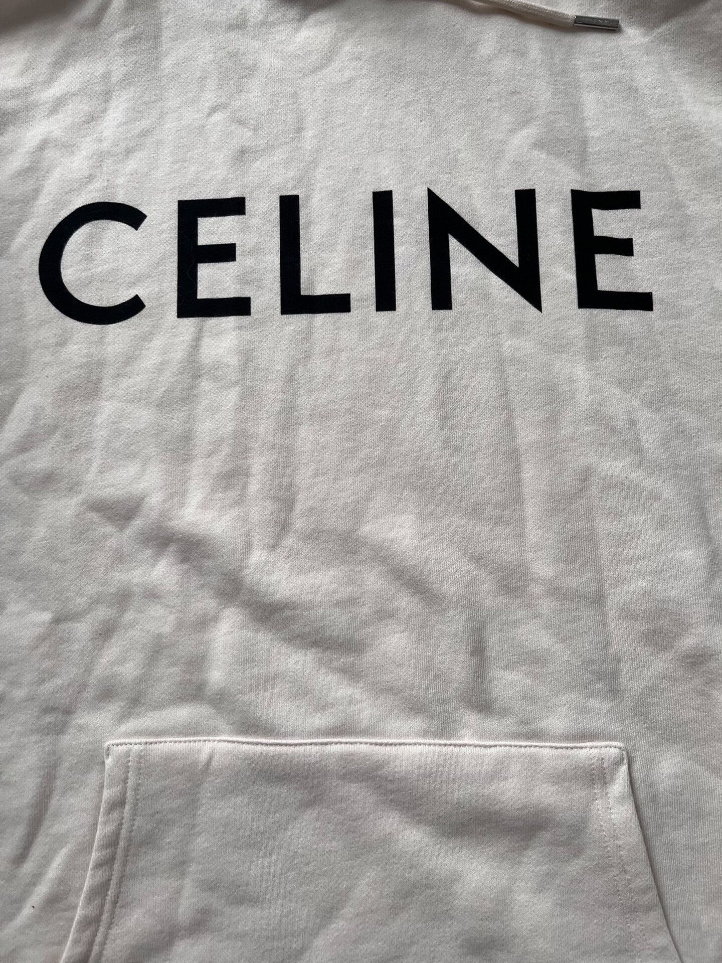 Celine CELINE Logo Printed Hoodie XS Size US XS / EU 42 / 0 - 4 Thumbnail
