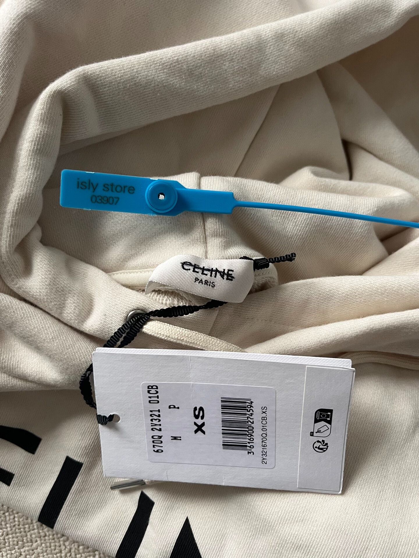 Celine CELINE Logo Printed Hoodie XS Size US XS / EU 42 / 0 - 6 Thumbnail