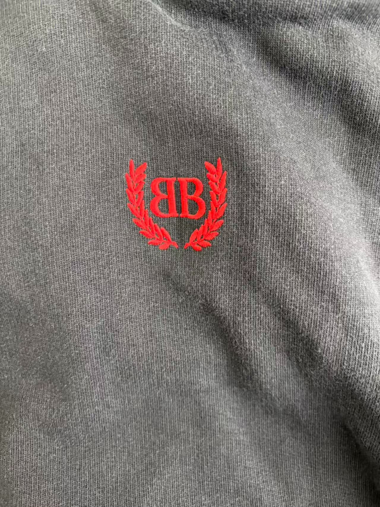 Balenciaga Balenciaga BB Laurel Logo Hoodie Black Size M Size US M / EU 48-50 / 2 - 4 Thumbnail