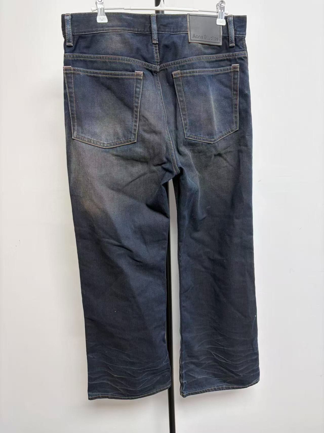 Acne Studios Acne Studios Whiskered Wide Leg Jeans 30 Size 30" / US 8 / IT 44 - 3 Thumbnail