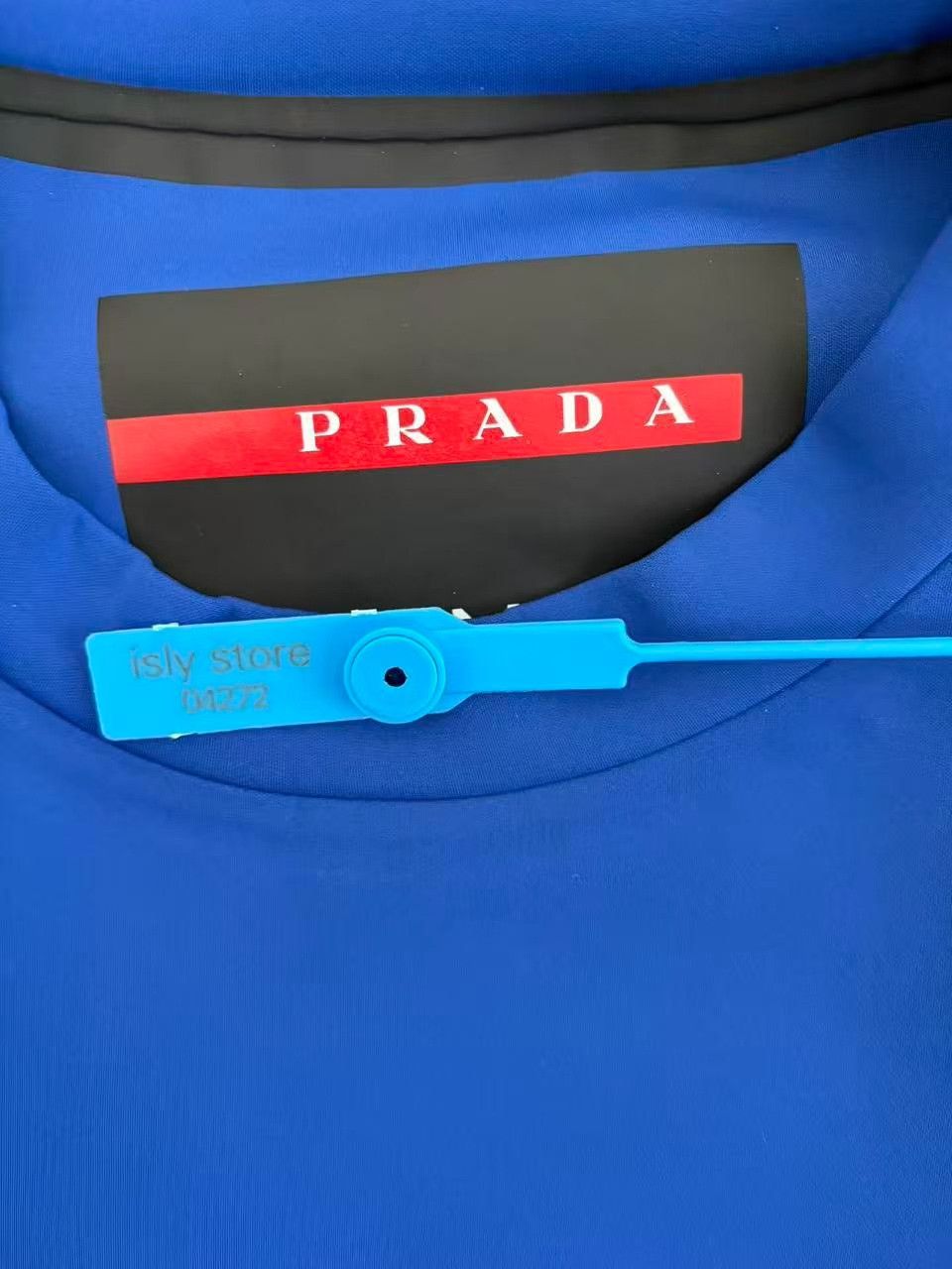 Prada Prada Contrast Logo Technical Jersey Sweatshirt Size L Size US L / EU 52-54 / 3 - 6 Thumbnail