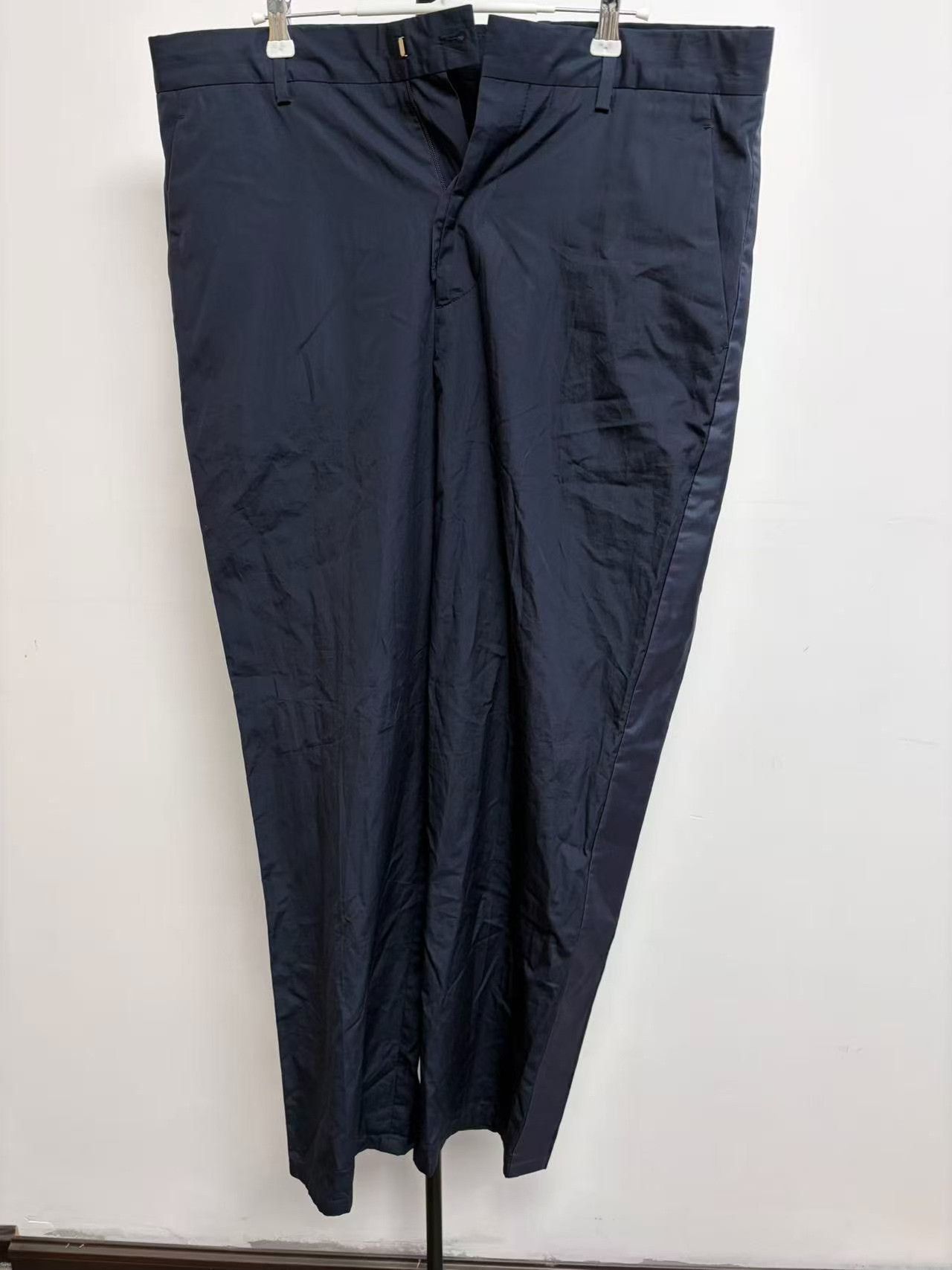 Prada Prada Blue Triangle Logo Poplin Pants 50 Size US 34 / EU 50 - 3 Thumbnail