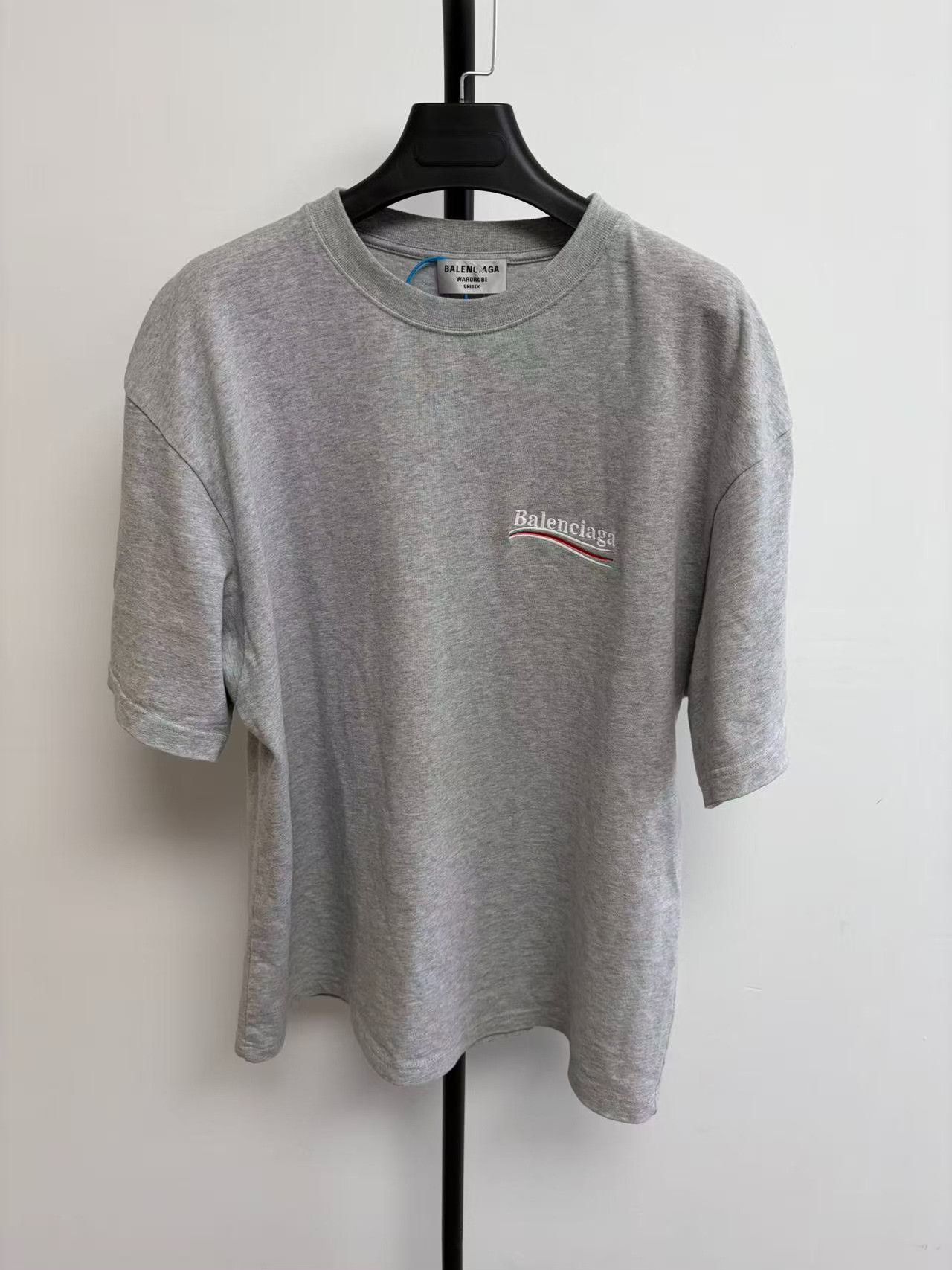 Balenciaga Balenciaga Political Logo Embroidery T-Shirt S Size US S / EU 44-46 / 1 - 2 Thumbnail