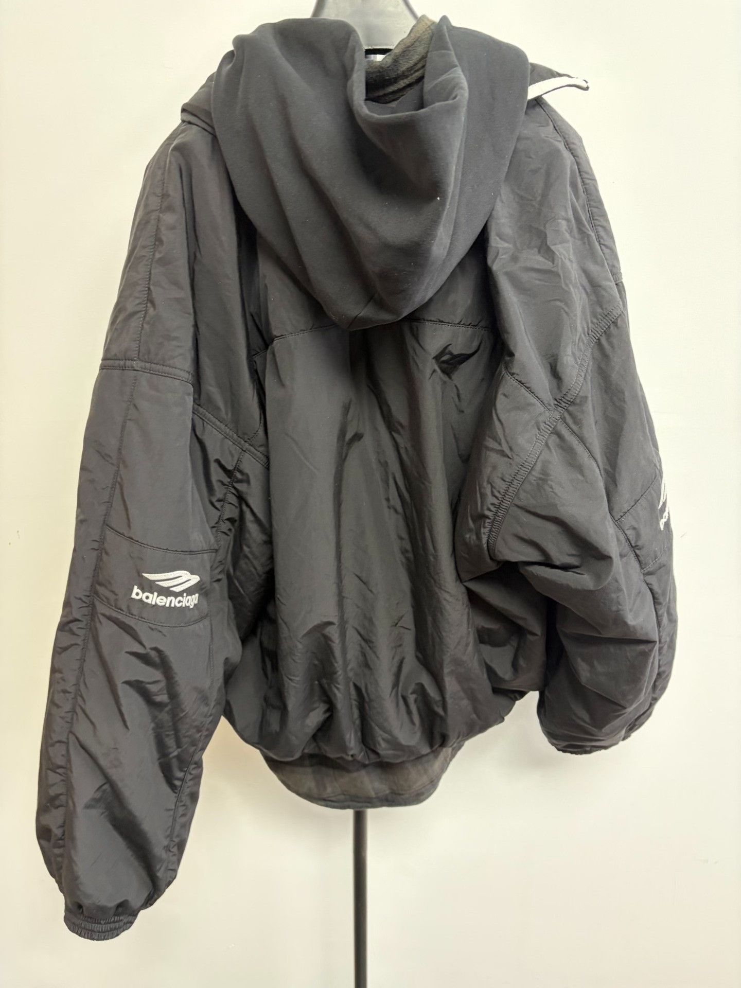 Balenciaga Balenciaga Logo Layered Zip-Up Jacket Size 2 Size US M / EU 48-50 / 2 - 3 Thumbnail