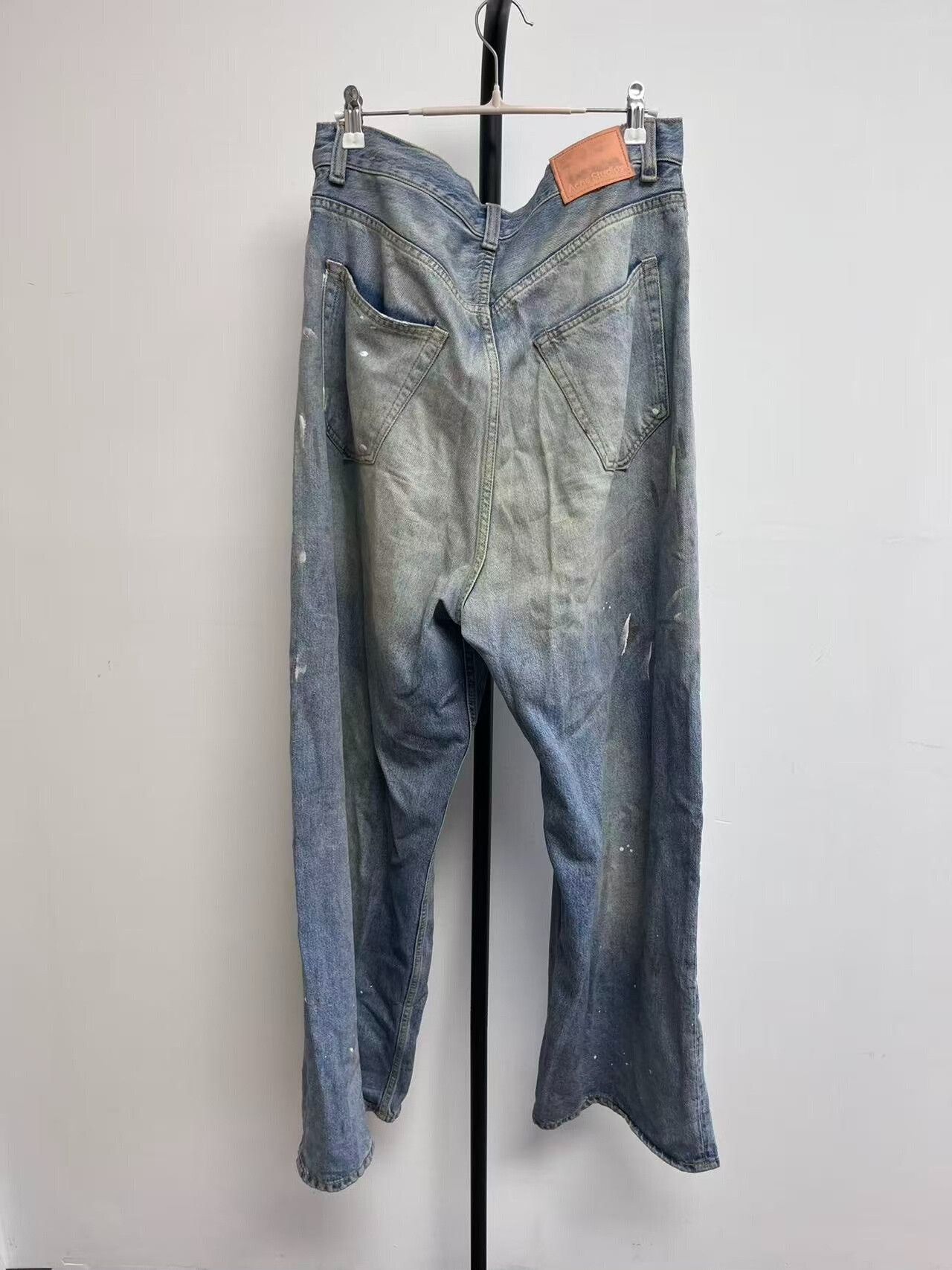 Acne Studios Acne Studios Painted Wide-Leg Jeans EUR 38 Size 27" / US 4 / IT 40 - 3 Thumbnail