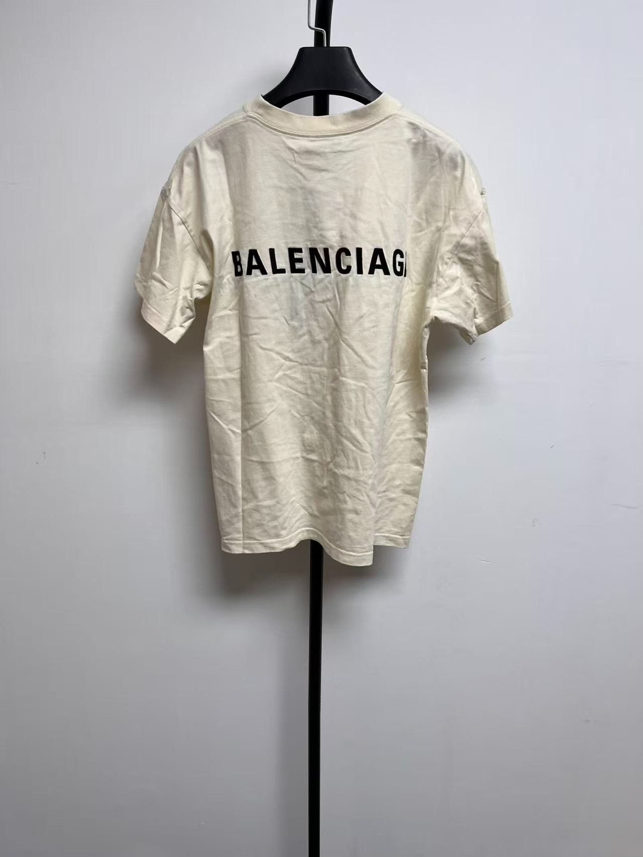 Balenciaga Balenciaga Back Logo Print Crewneck T-Shirt XXS Size US XXS / EU 40 - 3 Thumbnail