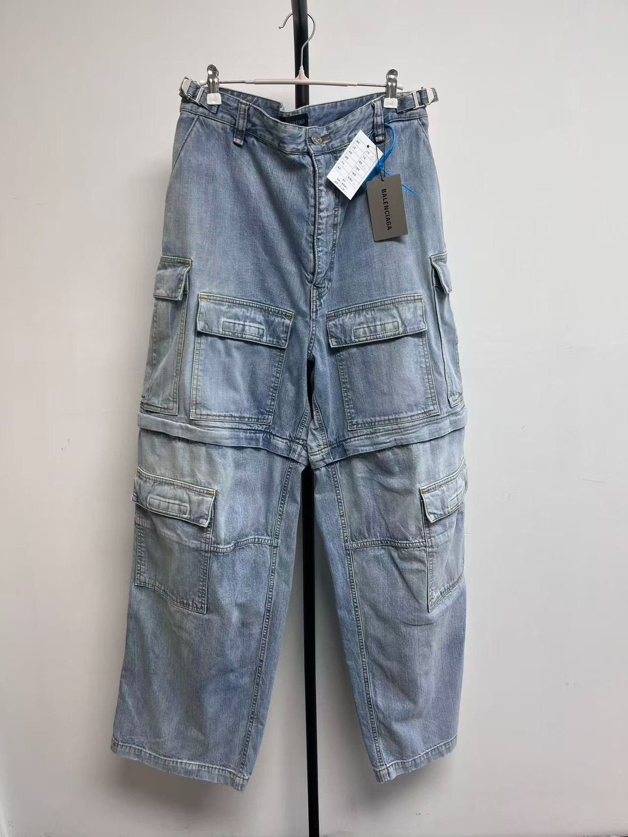 Balenciaga Balenciaga Washed Multi-Pocket Denim Jeans S Size US 30 / EU 46 - 2 Thumbnail