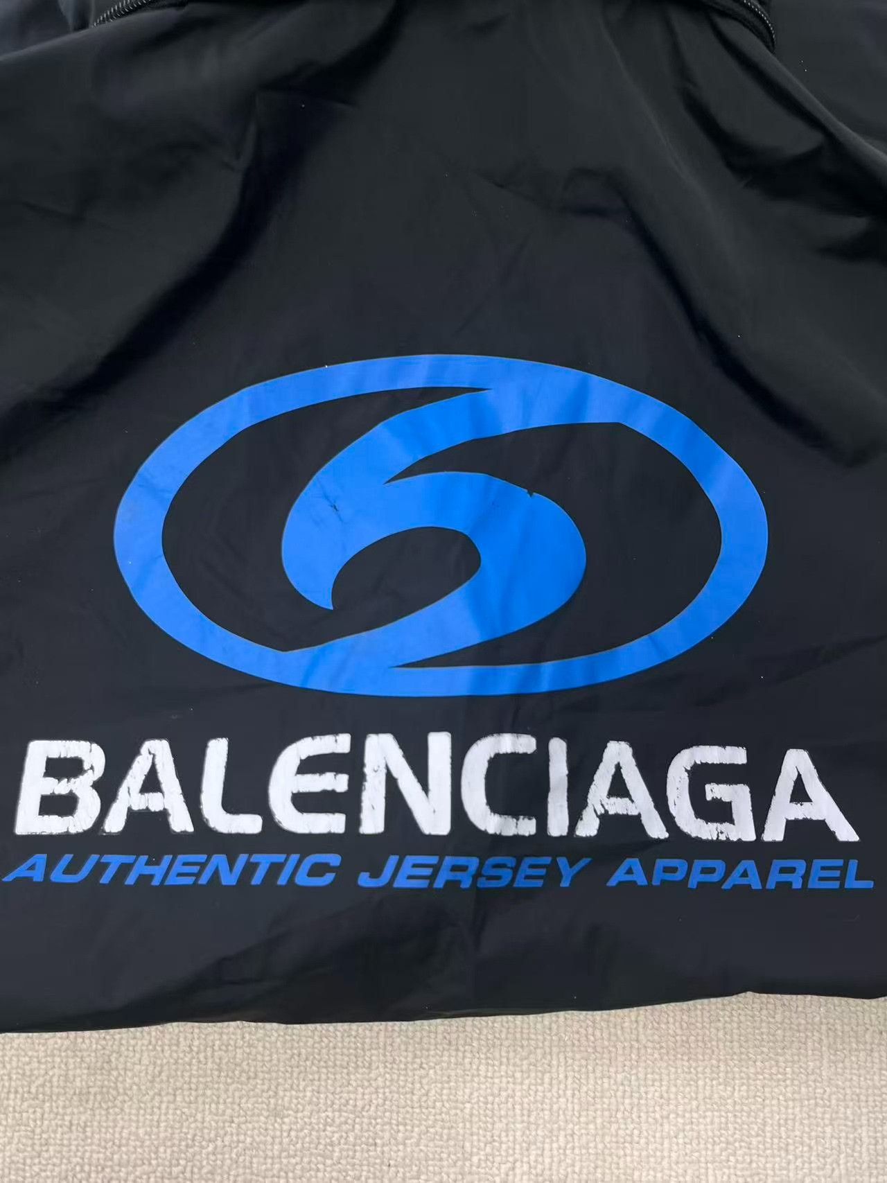 Balenciaga Balenciaga Logo Print Windbreaker Jacket XS Size US XS / EU 42 / 0 - 4 Thumbnail