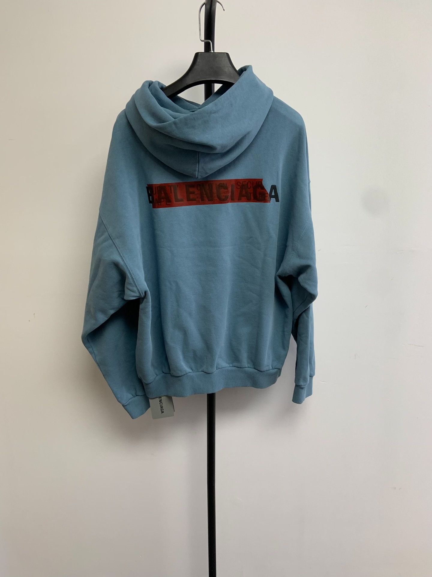 Balenciaga Balenciaga Caution Tape Logo Hoodie XS Size US XS / EU 42 / 0 - 3 Thumbnail