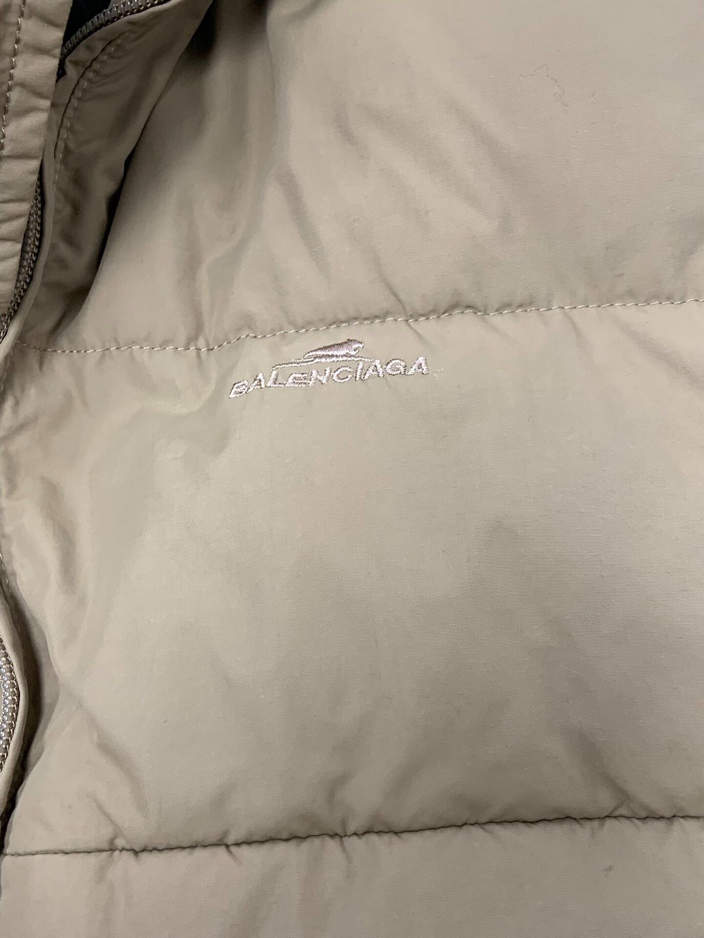 Balenciaga Balenciaga Khaki Puffer Jacket Size 36 Size XS / US 0-2 / IT 36-38 - 4 Thumbnail