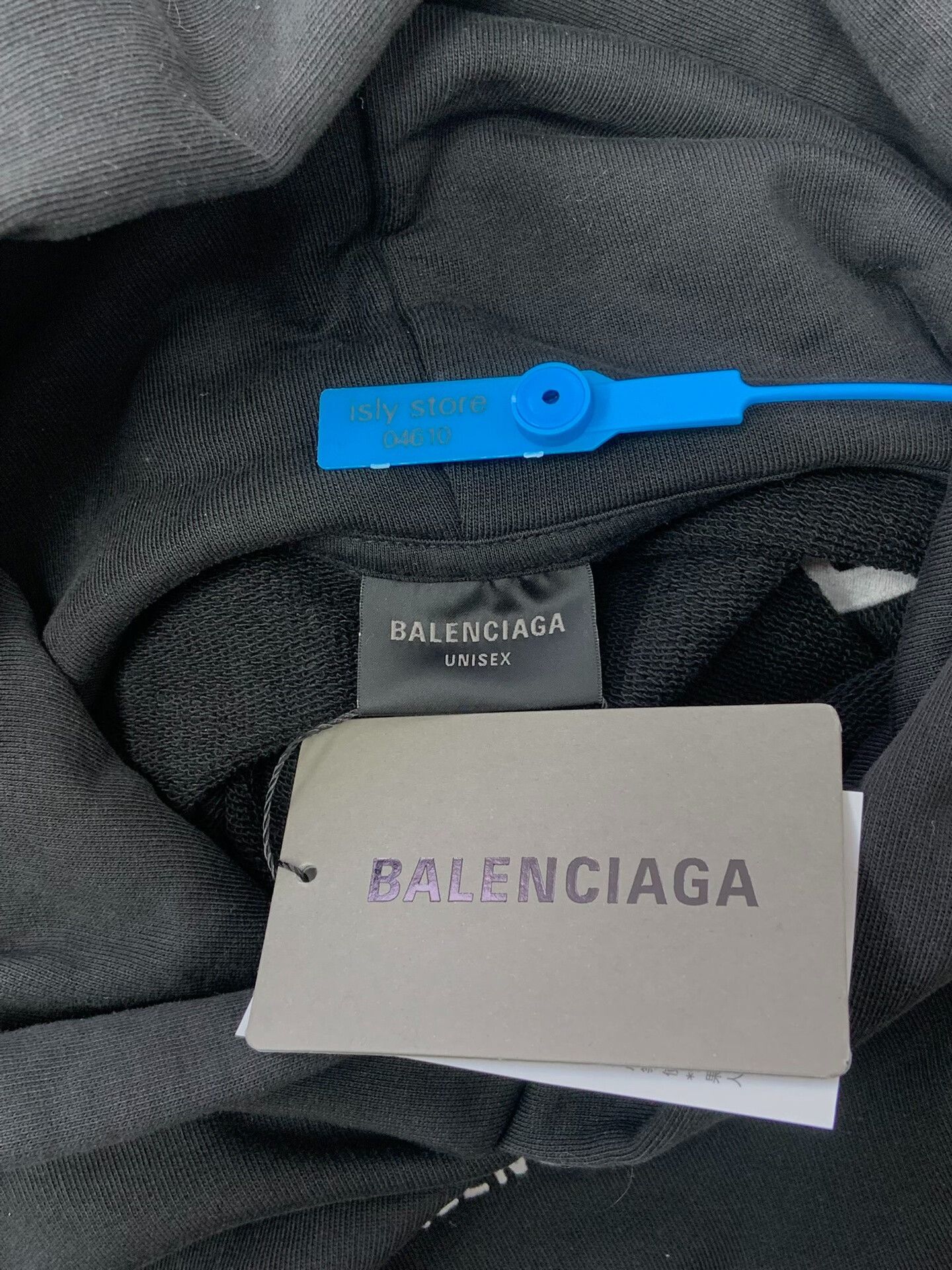 Balenciaga Balenciaga Back Logo Print Hoodie Size L Size US L / EU 52-54 / 3 - 6 Thumbnail