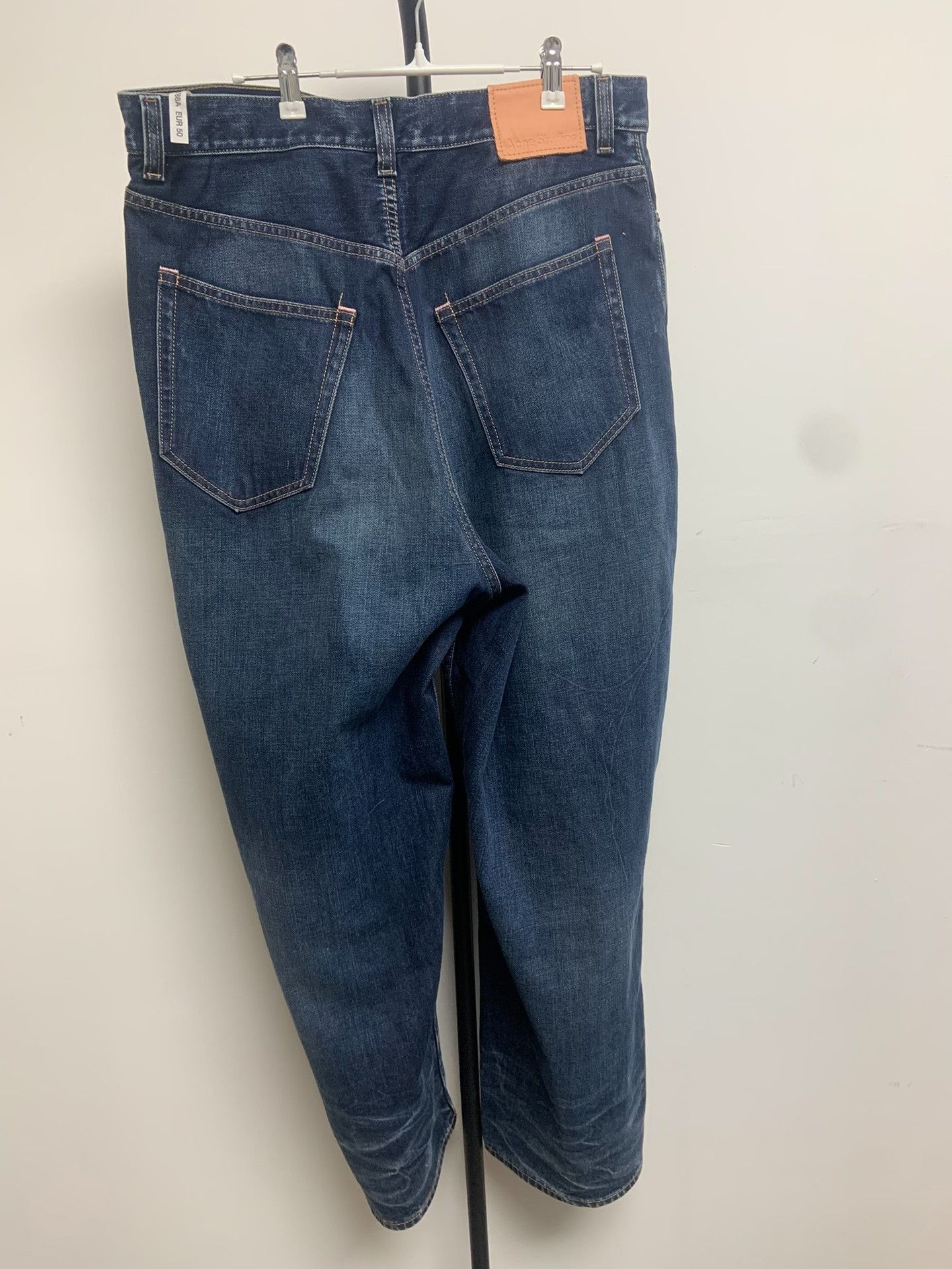 Acne Studios Acne Studios Ripple Wash Wide Leg Jeans US 34 Size US 34 / EU 50 - 3 Thumbnail