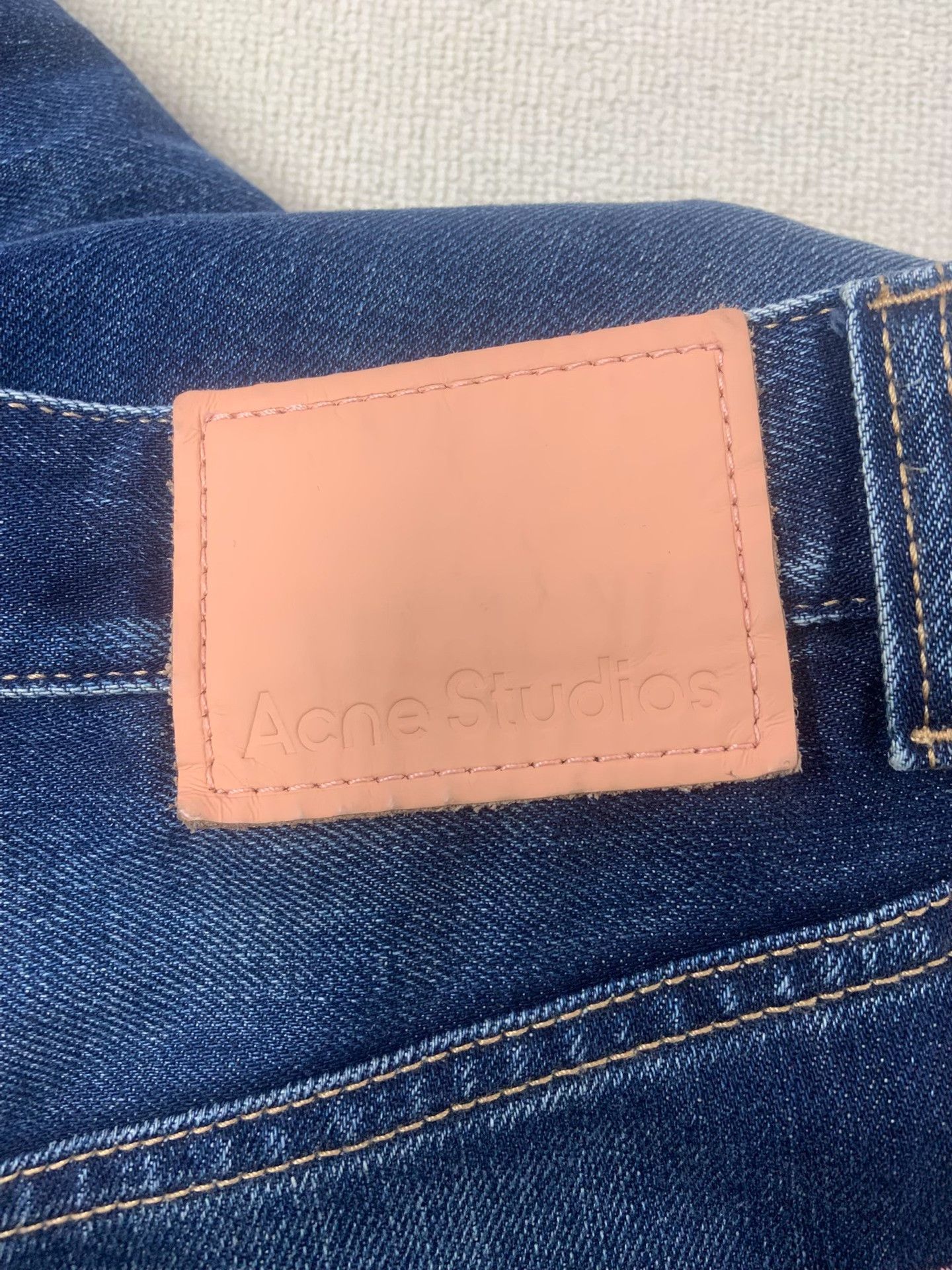 Acne Studios Acne Studios Ripple Wash Wide Leg Jeans US 34 Size US 34 / EU 50 - 4 Thumbnail