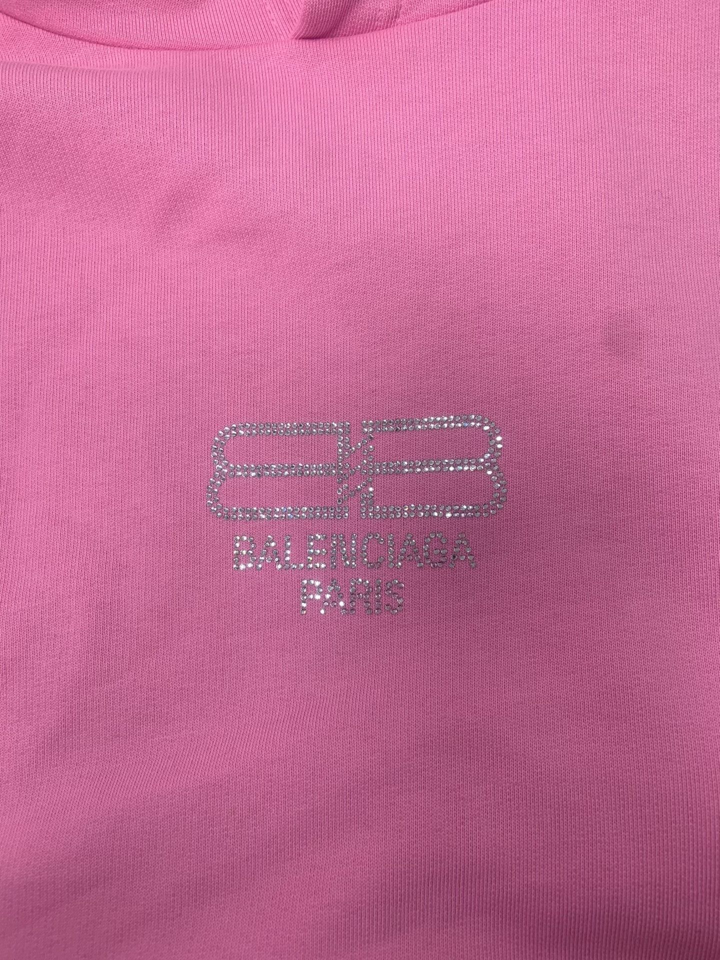 Balenciaga Balenciaga Logo Graphic Pink Hoodie Size M Size US M / EU 48-50 / 2 - 4 Thumbnail