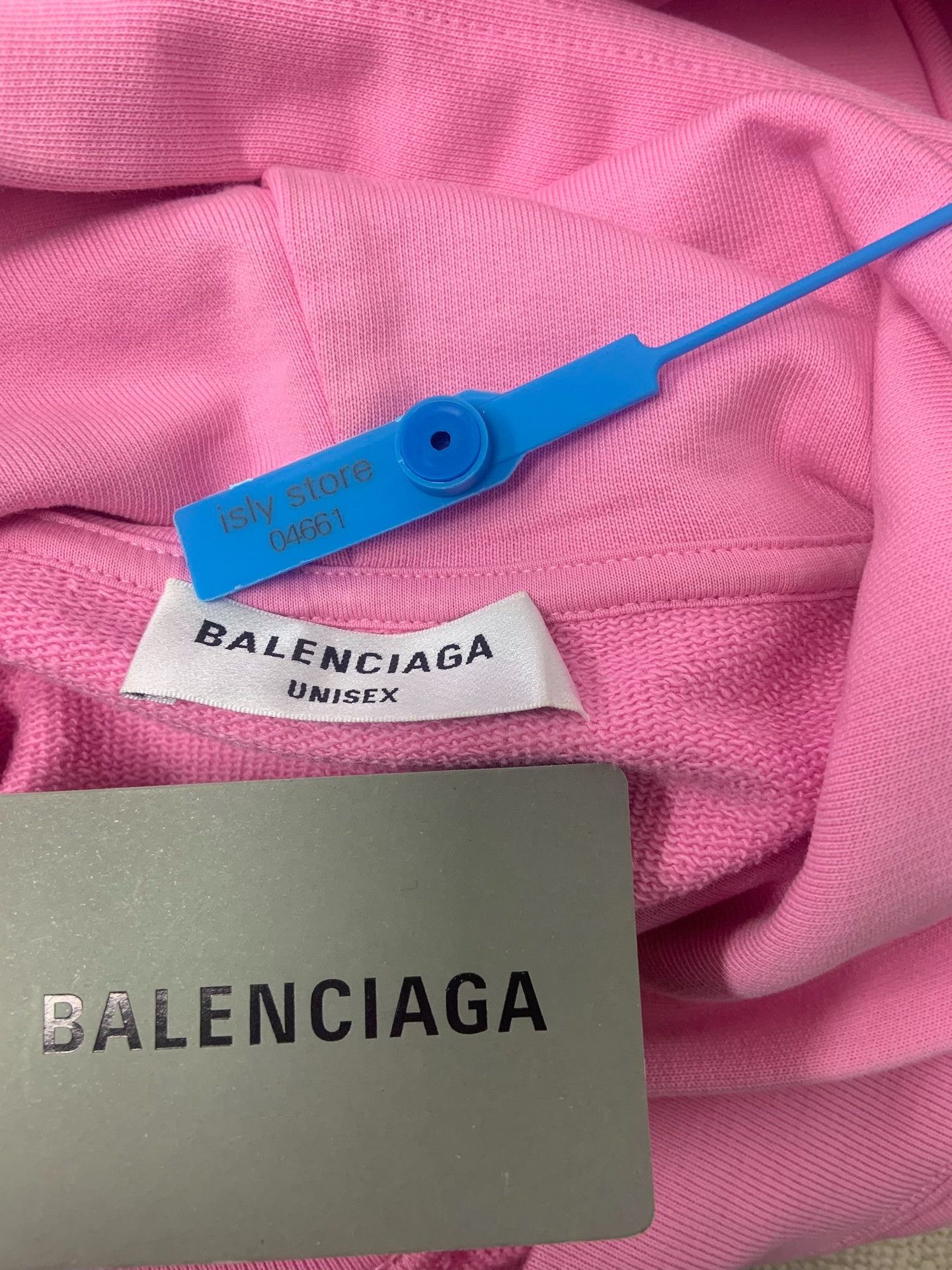 Balenciaga Balenciaga Logo Graphic Pink Hoodie Size M Size US M / EU 48-50 / 2 - 6 Thumbnail