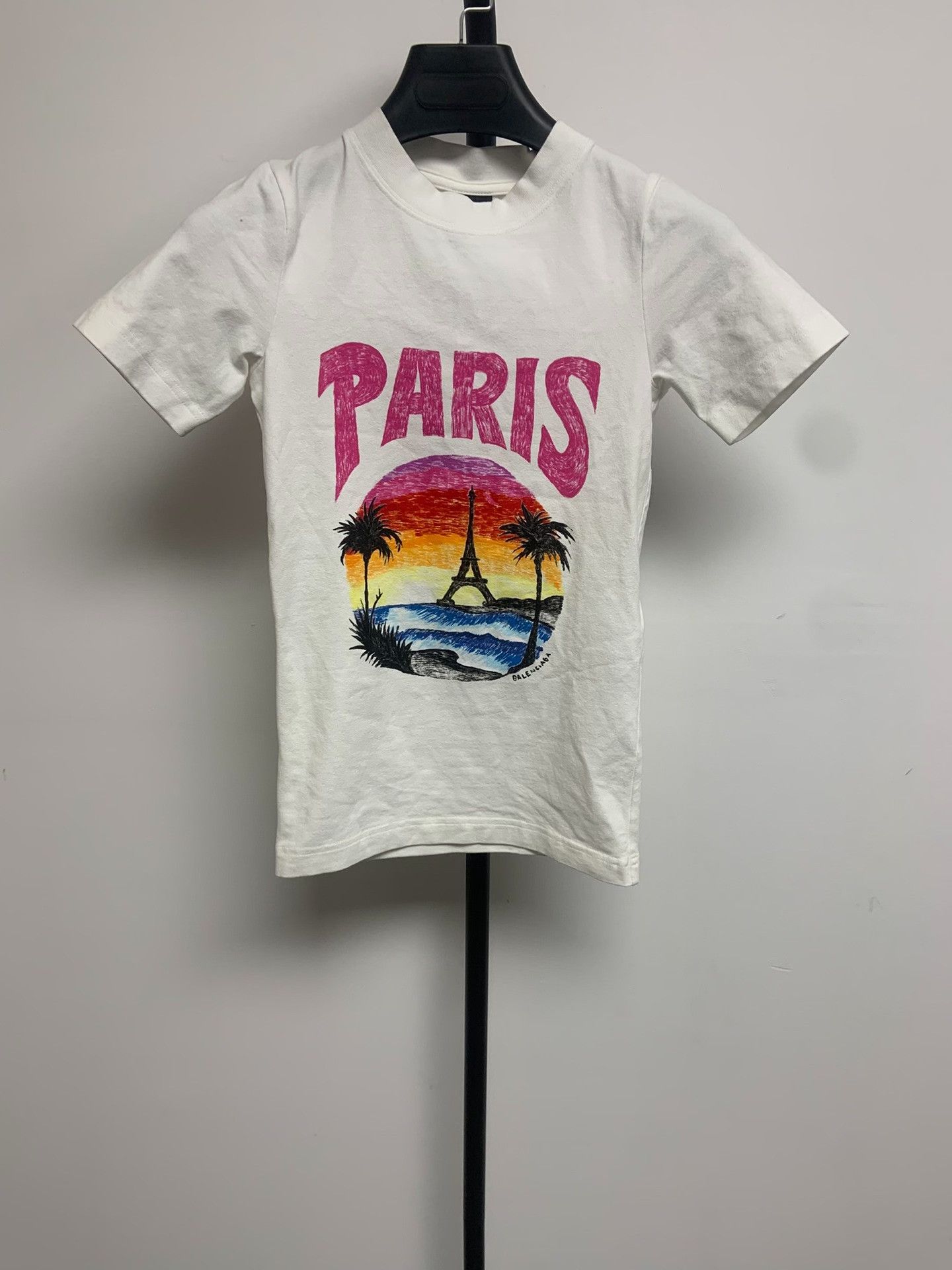 Balenciaga Balenciaga Paris Beach Graphic T-Shirt XS Size US XS / EU 42 / 0 - 2 Thumbnail