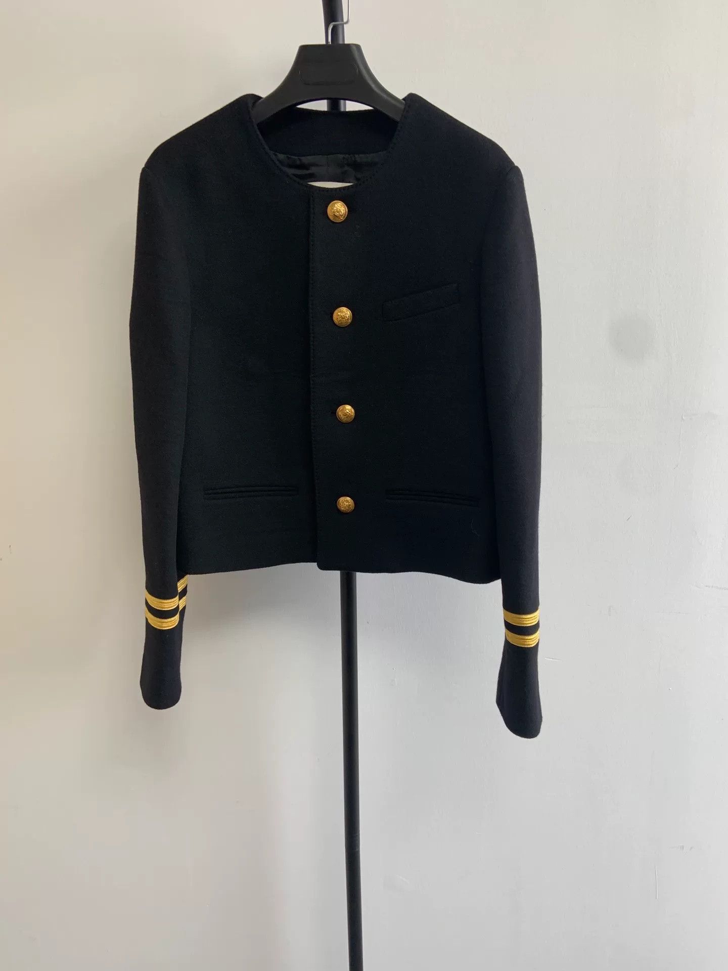 Celine Celine Gold Button Cashmere Spencer Jacket 40 Size M / US 6-8 / IT 42-44 - 2 Thumbnail