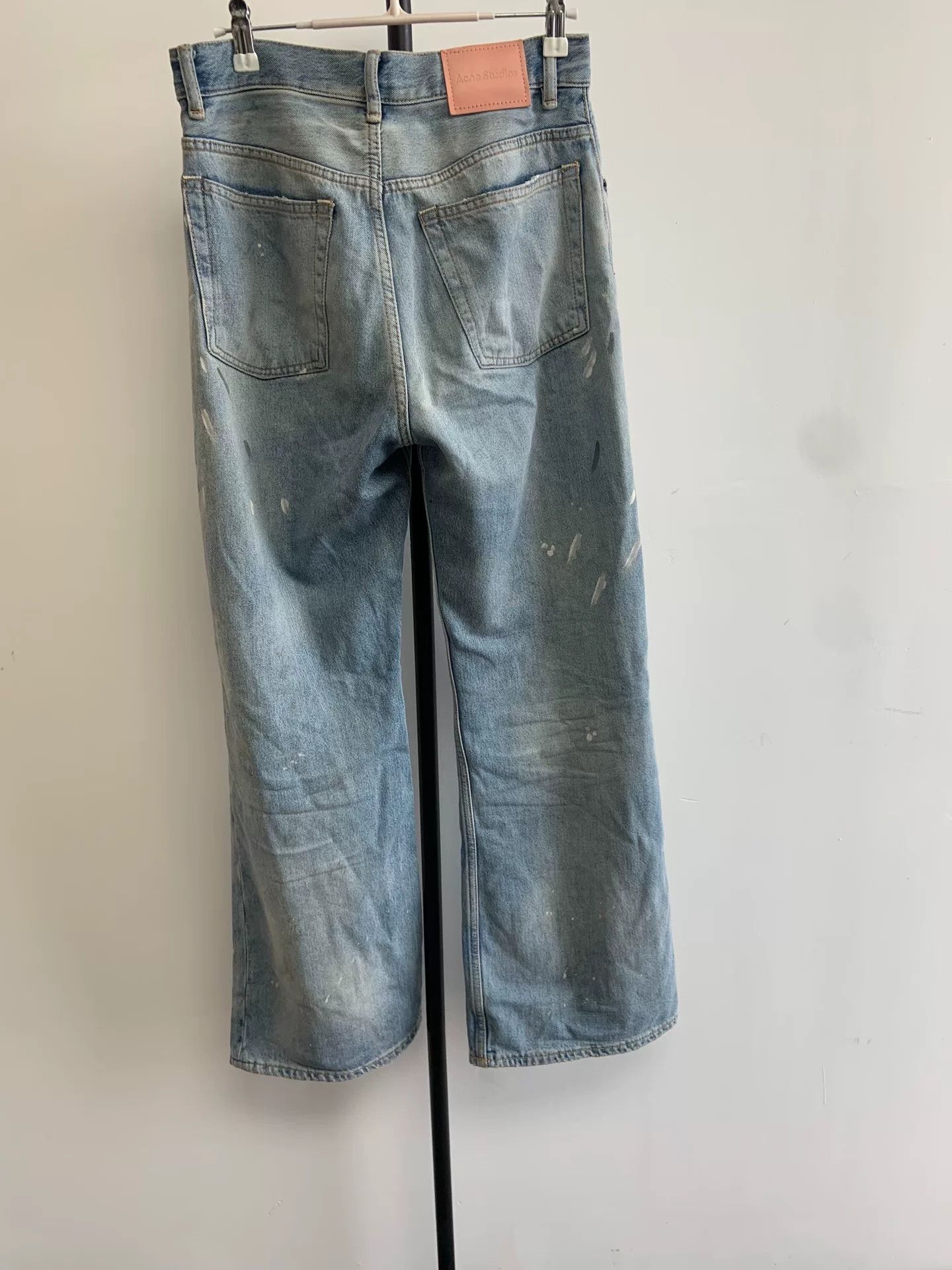Acne Studios Acne Studios Mud Wash Splatter Jeans 26 Size US 26 / EU 42 - 3 Thumbnail