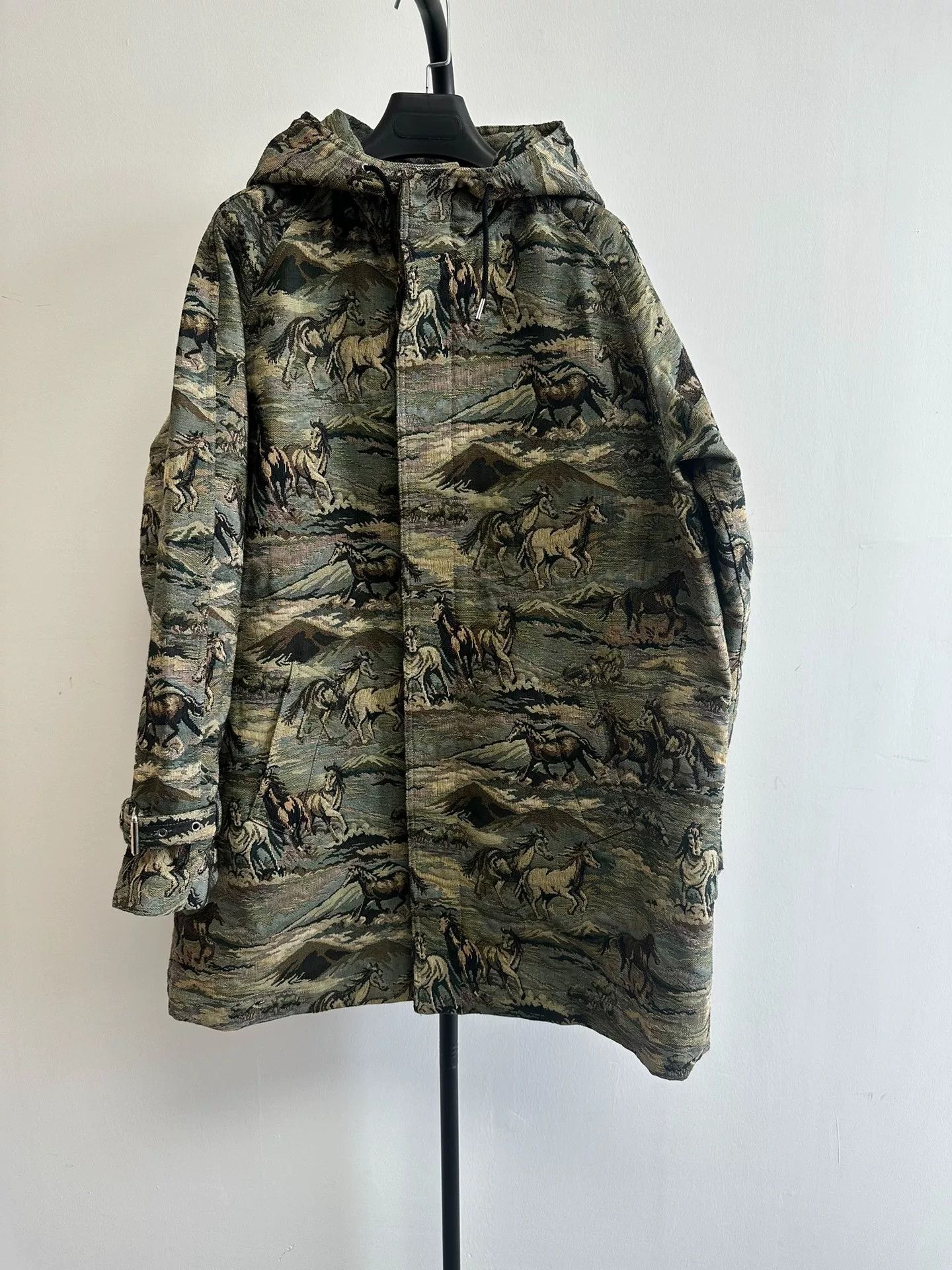 Celine Celine Embroidered Horse Tapestry Parka XS Size US XS / EU 42 / 0 - 2 Thumbnail