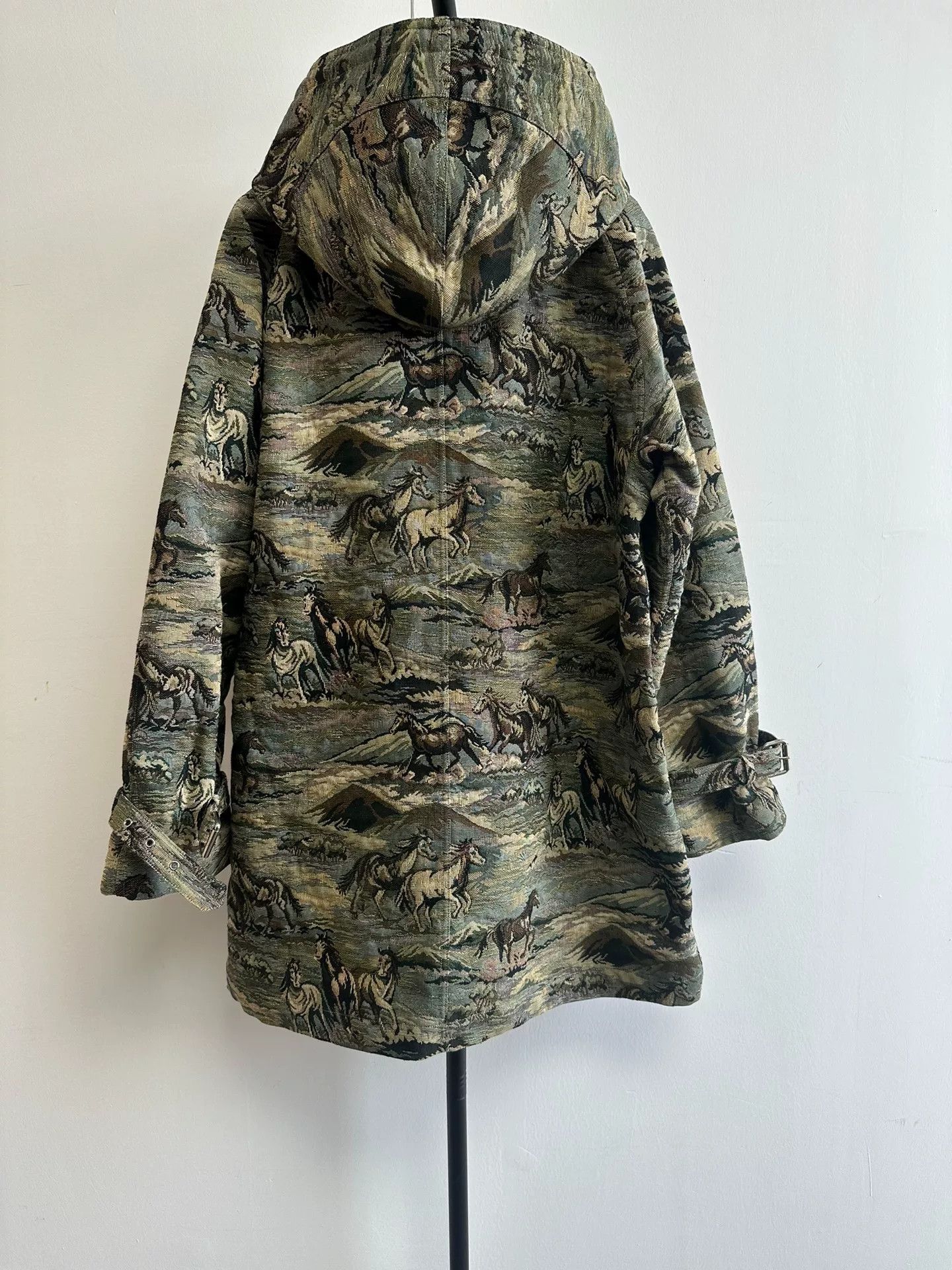 Celine Celine Embroidered Horse Tapestry Parka XS Size US XS / EU 42 / 0 - 3 Thumbnail