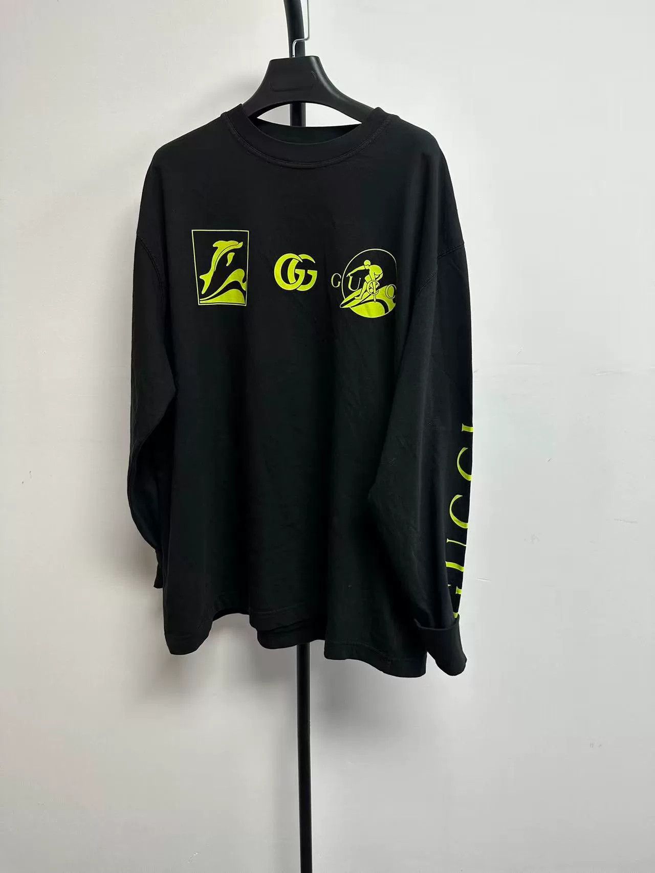 Gucci Gucci Surfing Print Long Sleeve T-Shirt Size M Size US M / EU 48-50 / 2 - 2 Thumbnail