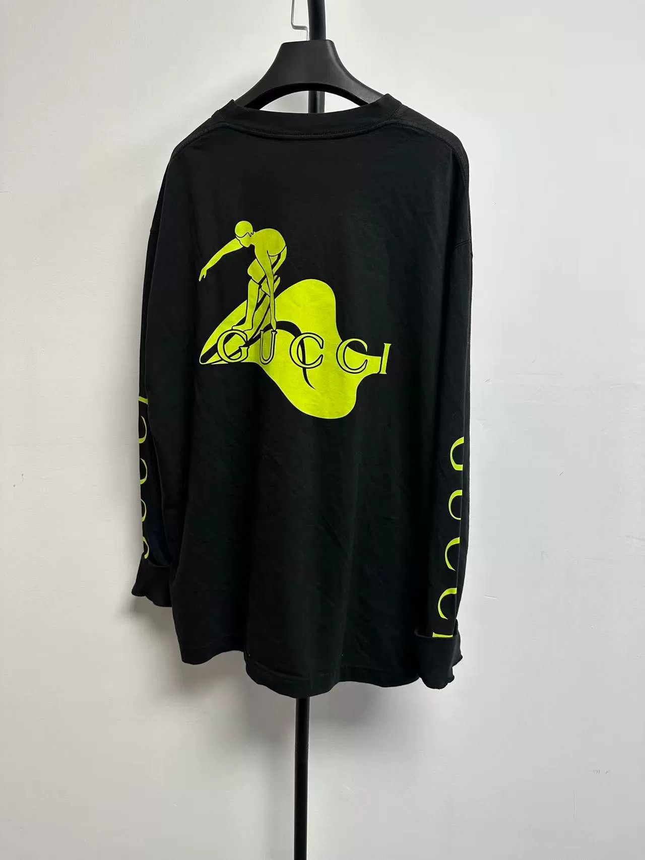 Gucci Gucci Surfing Print Long Sleeve T-Shirt Size M Size US M / EU 48-50 / 2 - 3 Thumbnail