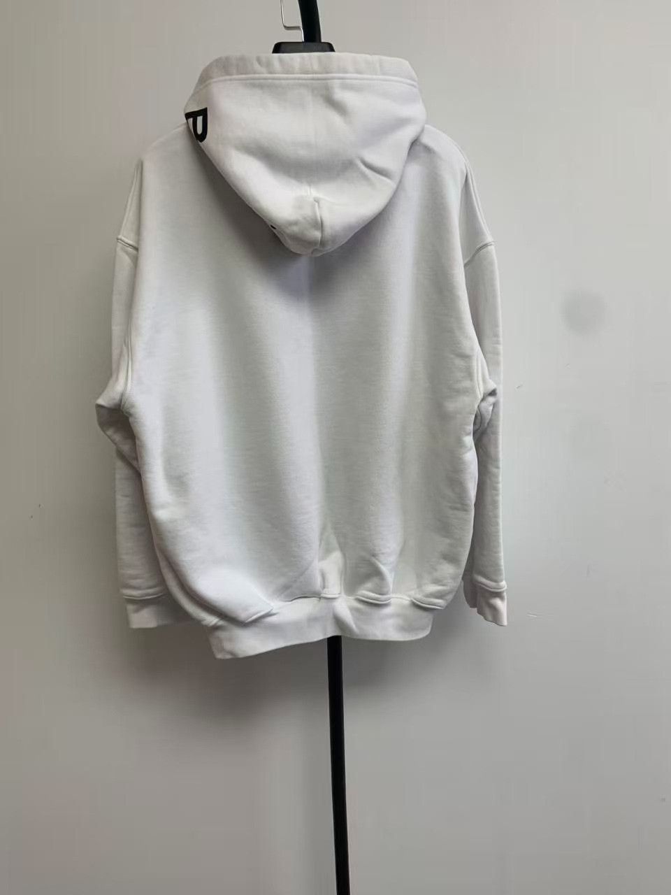 Balenciaga Balenciaga Logo White Hoodie XS Size US XS / EU 42 / 0 - 3 Thumbnail