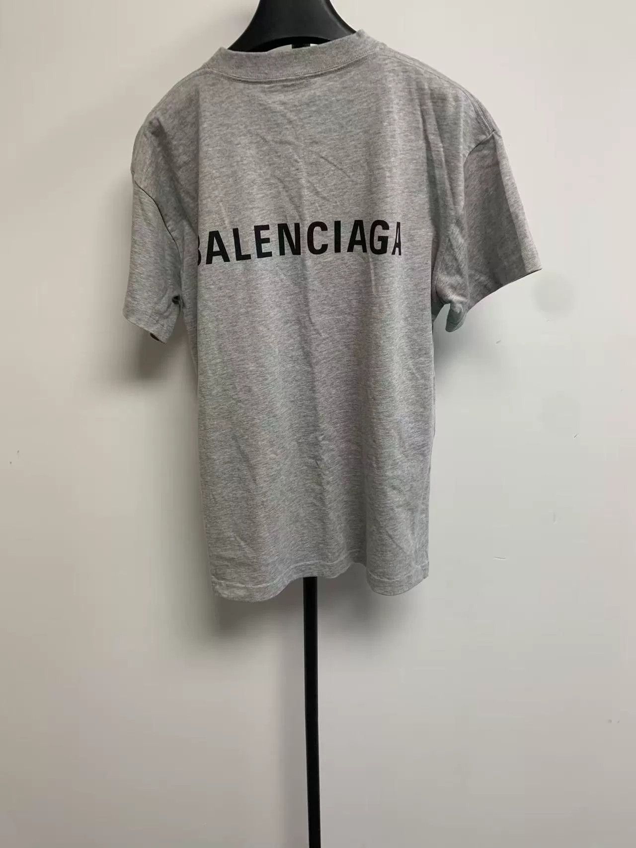 Balenciaga Balenciaga Logo Print Jersey T-Shirt Size XS Size US XS / EU 42 / 0 - 3 Thumbnail