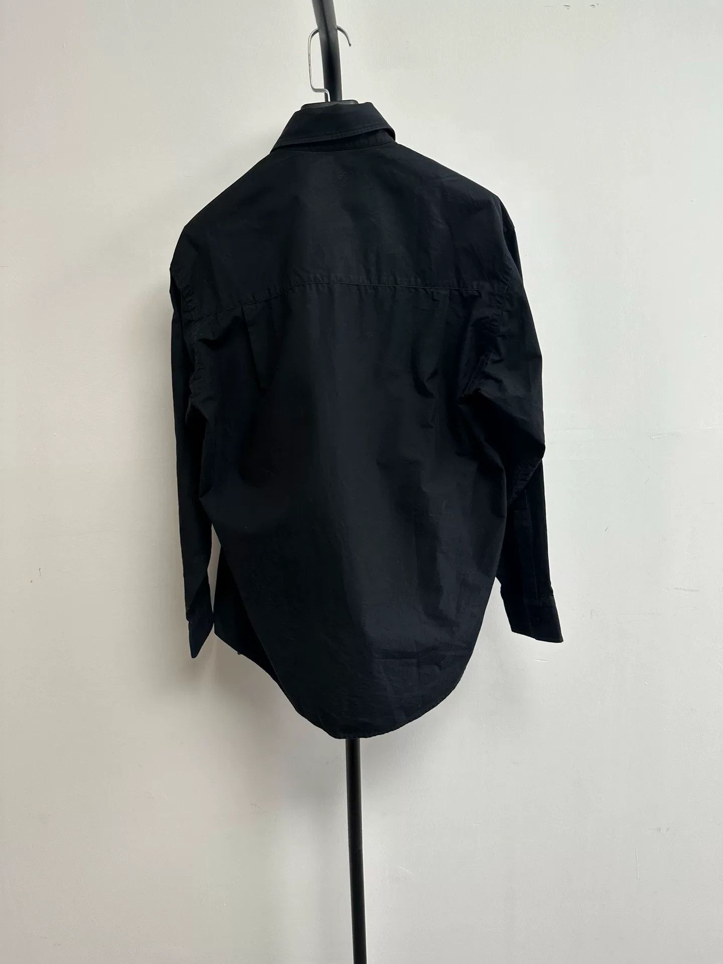 Balenciaga Balenciaga Les Uniformes Black Button Up Shirt FR 36 Size XS / US 0-2 / IT 36-38 - 3 Thumbnail