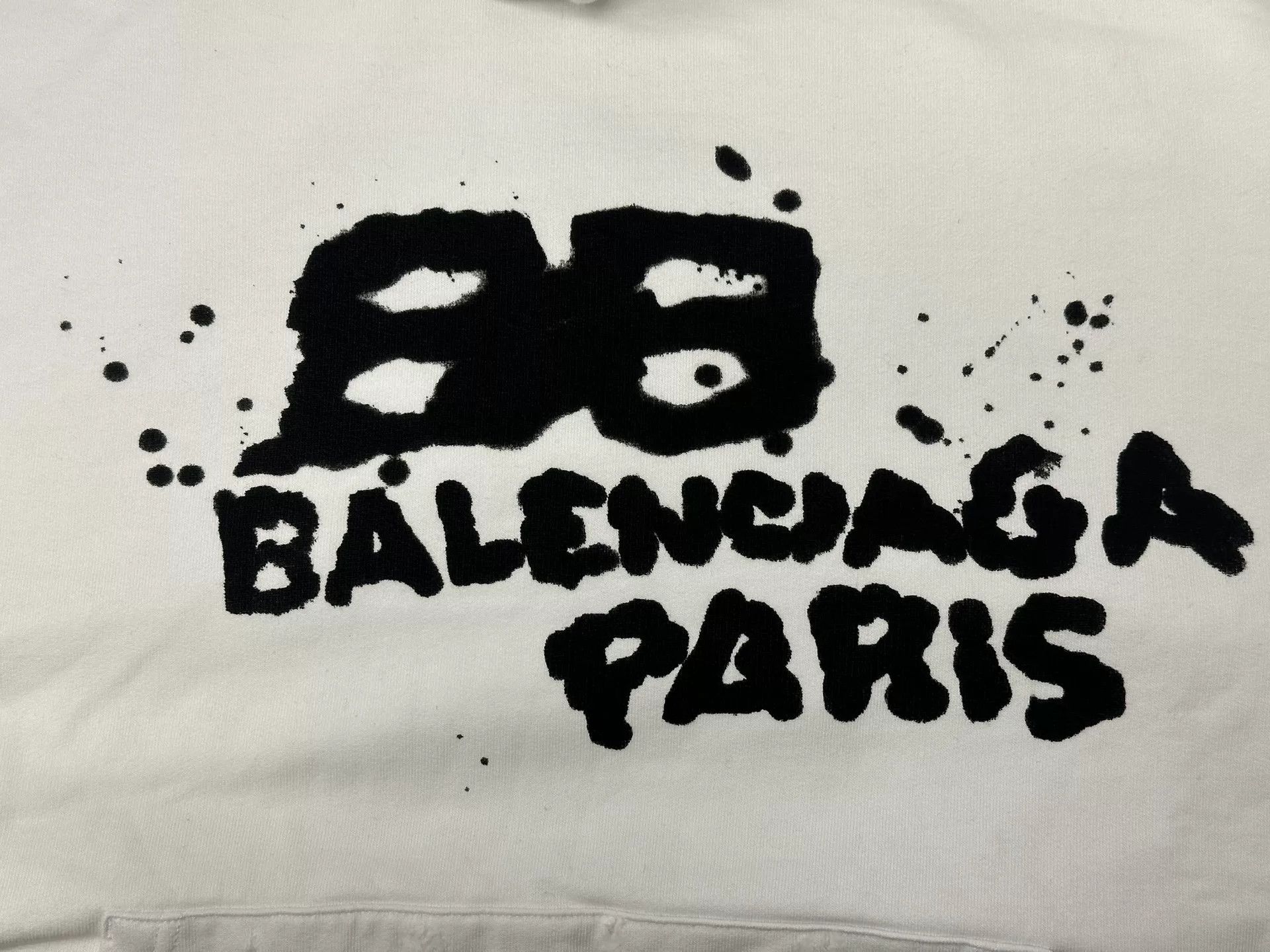 Balenciaga Balenciaga BB Graffiti Logo Hoodie M Size US M / EU 48-50 / 2 - 4 Thumbnail