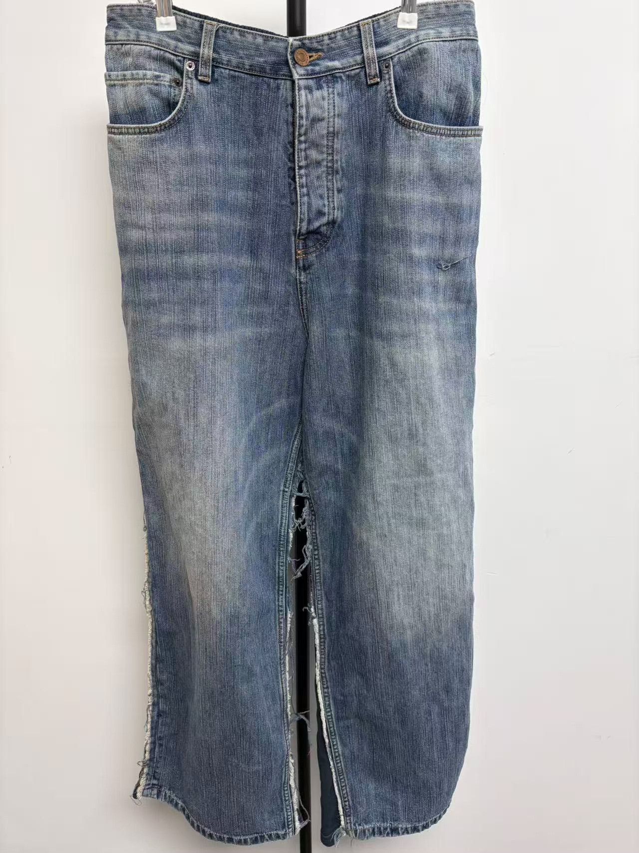 Balenciaga Balenciaga Washed Hybrid Denim Pants S Size US 30 / EU 46 - 2 Thumbnail