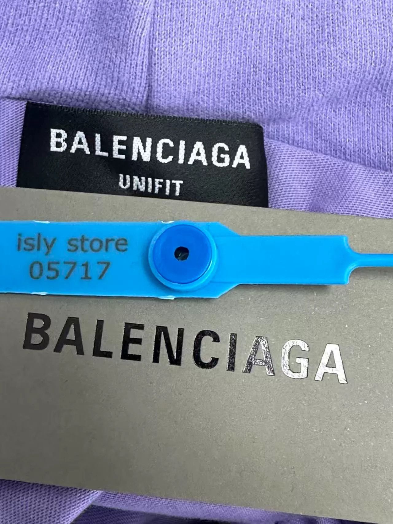 Balenciaga Balenciaga Distressed Logo Hoodie Purple XS Size US XS / EU 42 / 0 - 5 Thumbnail