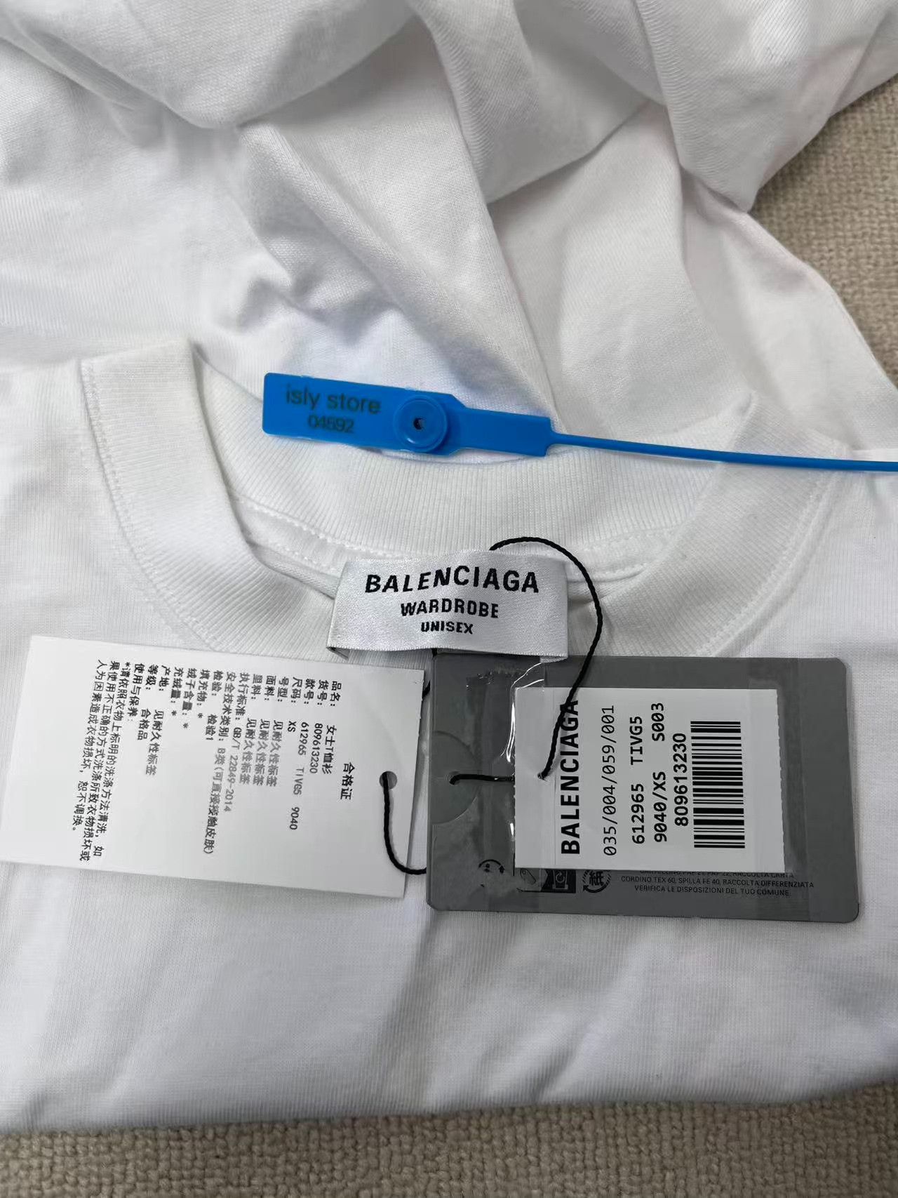 Balenciaga Balenciaga Logo Print T-Shirt XS Size US XS / EU 42 / 0 - 6 Thumbnail