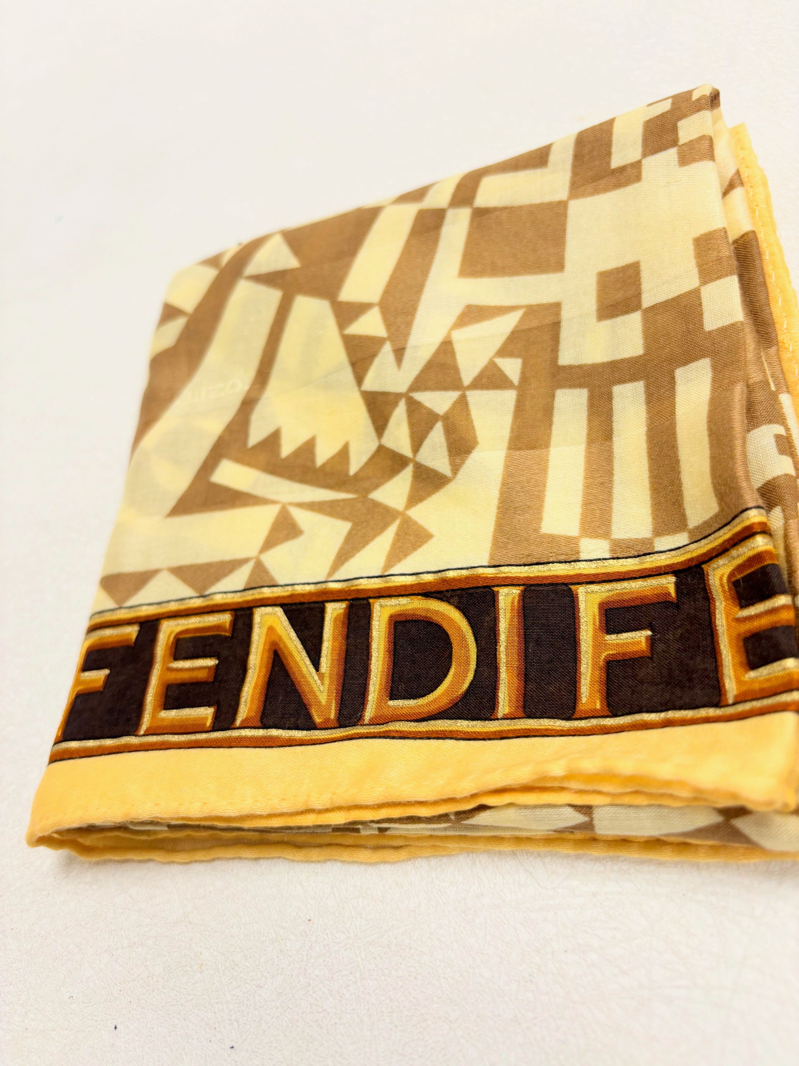 Fendi Carré en Coton Size ONE SIZE - 7 Thumbnail