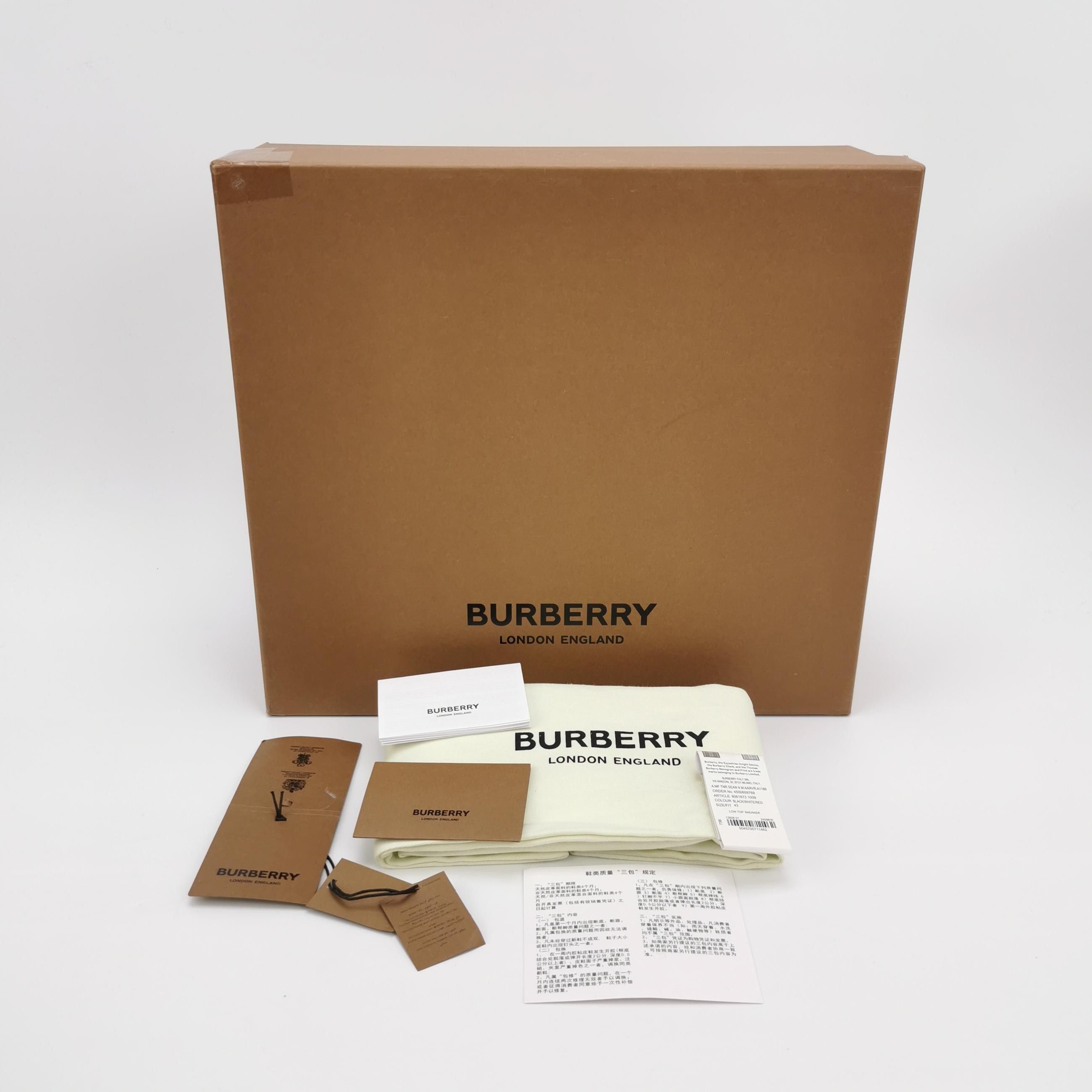 Burberry Burberry Men 10 Lowtop Sneakers Size US 10 / EU 43 - 6 Thumbnail