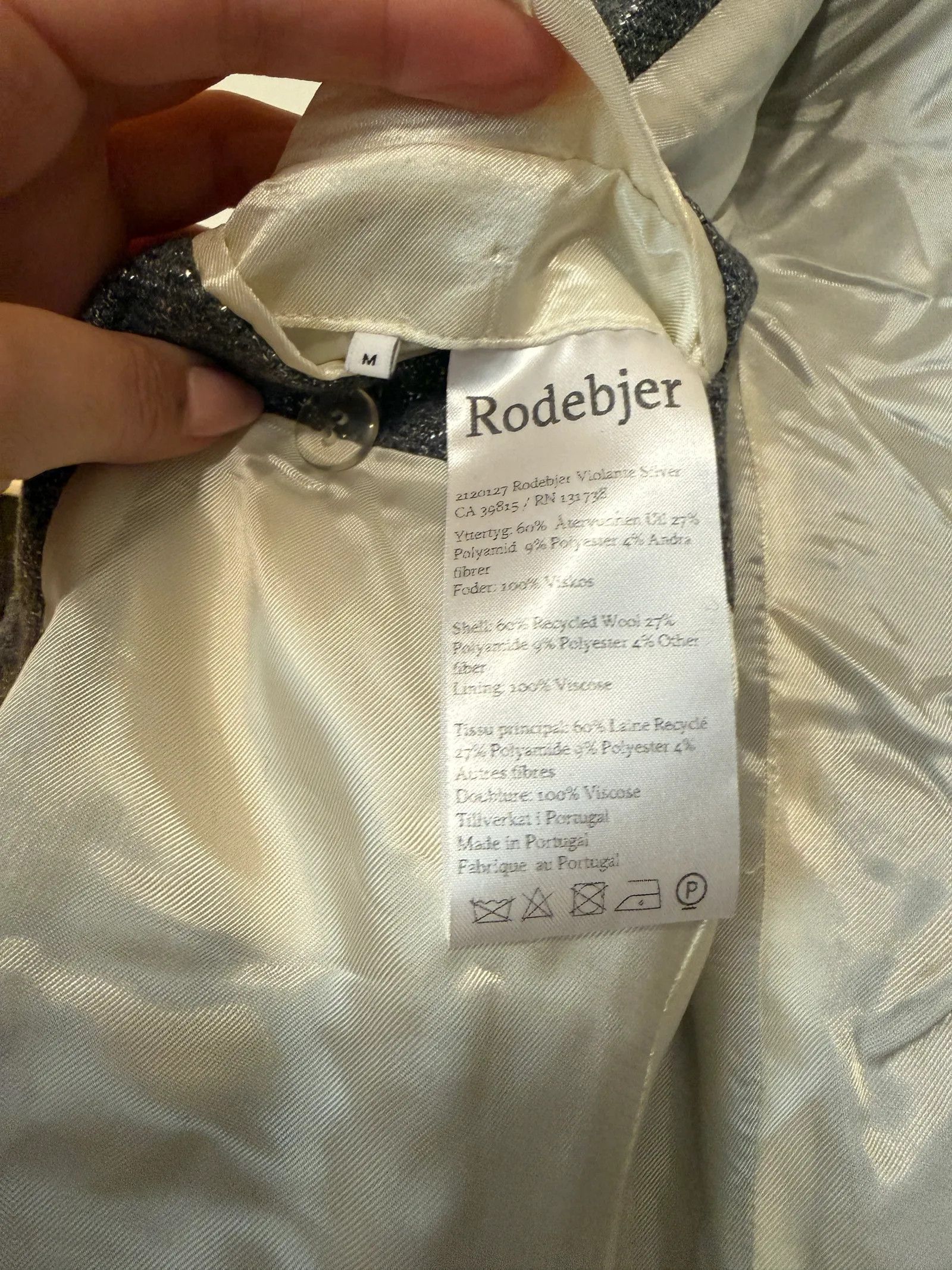 Rodebjer Rodebjer Violante silver Blazer Size M / US 6-8 / IT 42-44 - 3 Thumbnail