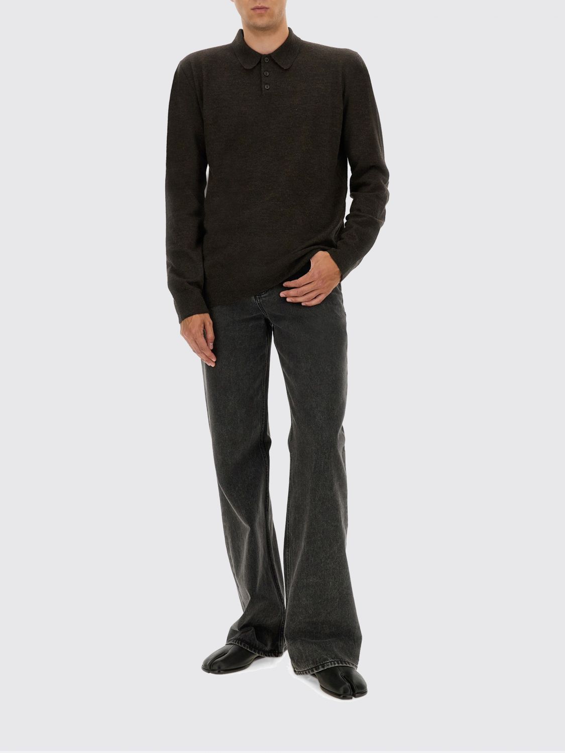 Maison Margiela Maison Margiela Polo Shirt Men Brown Size US L / EU 52-54 / 3 - 2 Thumbnail