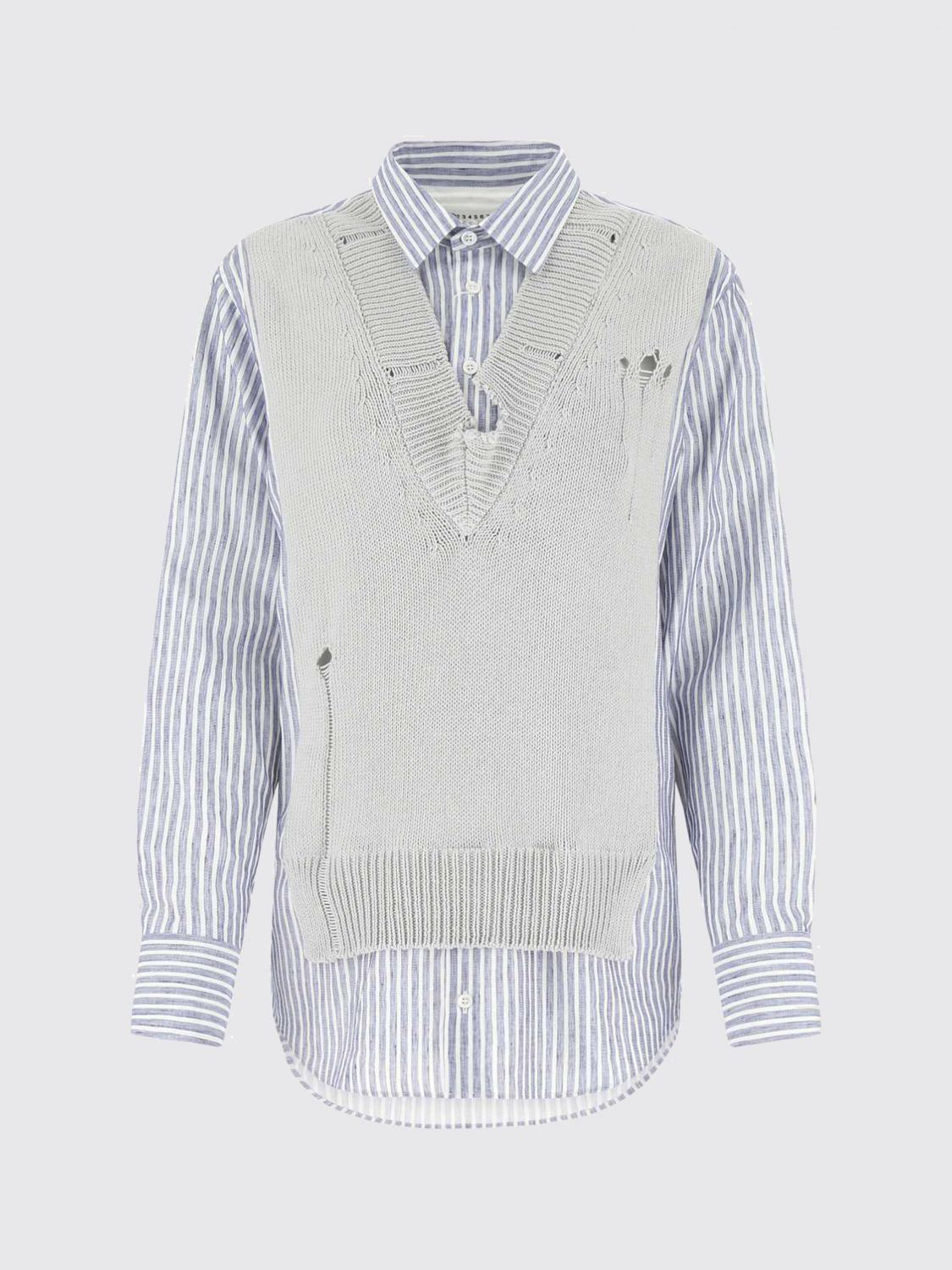Maison Margiela Maison Margiela Shirt Woman Grey Size XS / US 0-2 / IT 36-38 - 2 Thumbnail