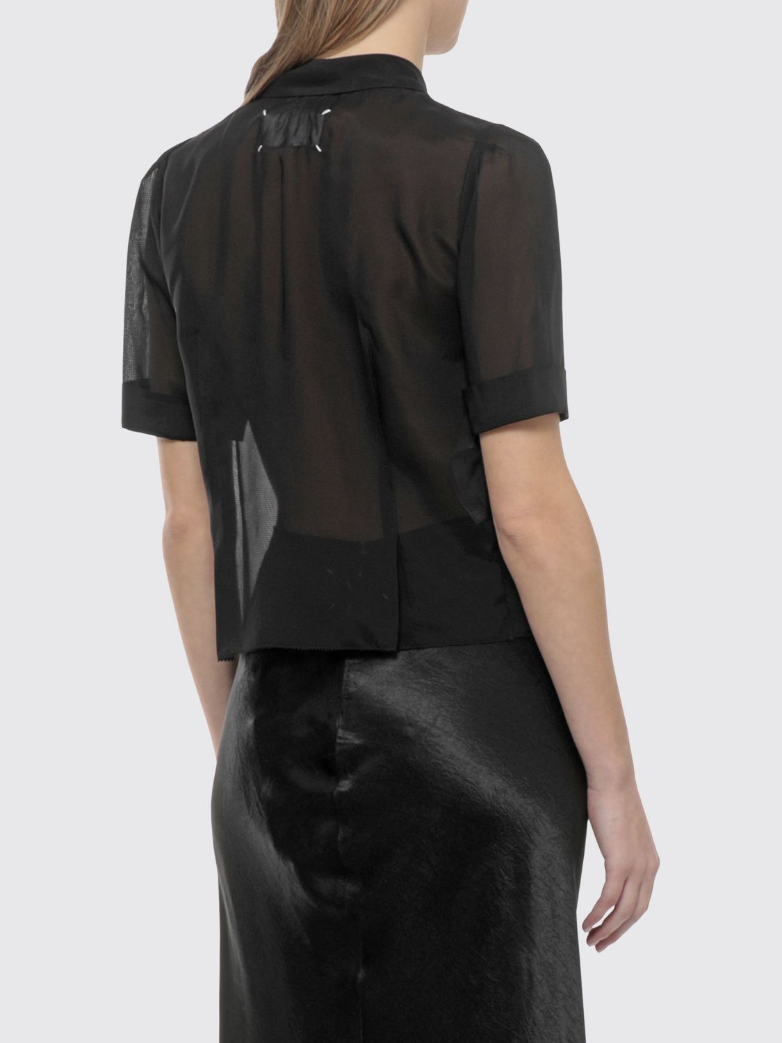Maison Margiela Maison Margiela Shirt Woman Black Size M / US 6-8 / IT 42-44 - 3 Thumbnail