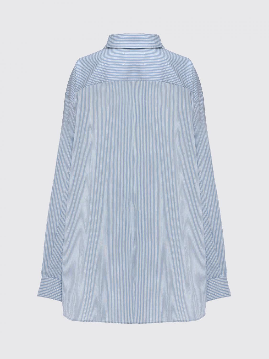 Maison Margiela Maison Margiela Shirt Woman Gnawed Blue Size XS / US 0-2 / IT 36-38 - 3 Thumbnail
