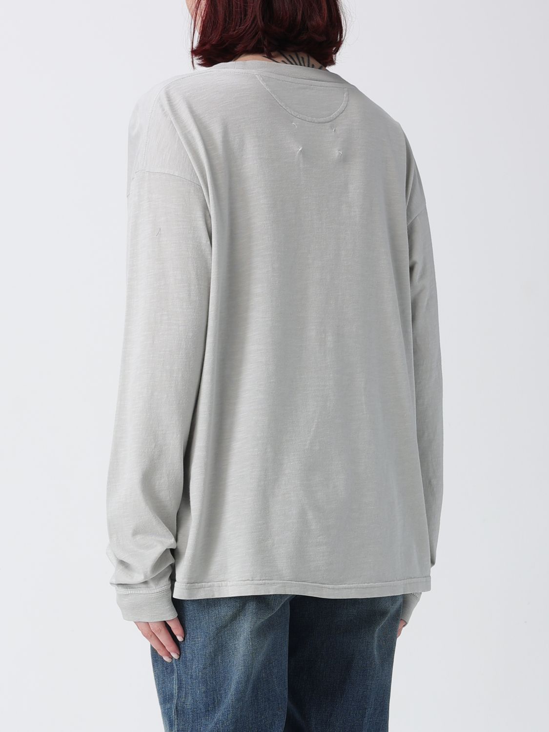 Maison Margiela Maison Margiela T-Shirt Woman Grey Size S / US 4 / IT 40 - 2 Thumbnail