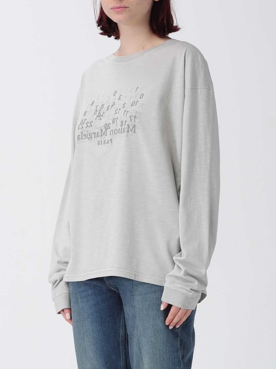 Maison Margiela Maison Margiela T-Shirt Woman Grey Size S / US 4 / IT 40 - 3 Thumbnail