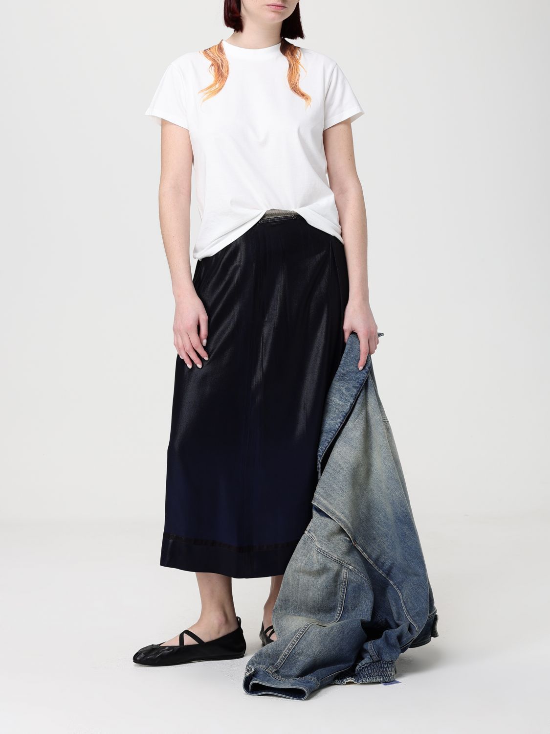 Maison Margiela Maison Margiela Skirt Woman Red Size 28" / US 6 / IT 42 - 2 Thumbnail