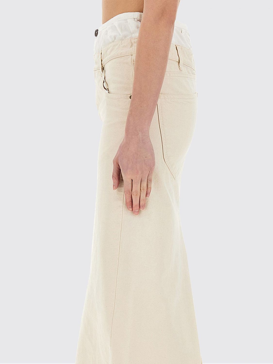 Maison Margiela Maison Margiela Skirt Woman White Size 27" / US 4 / IT 40 - 4 Thumbnail