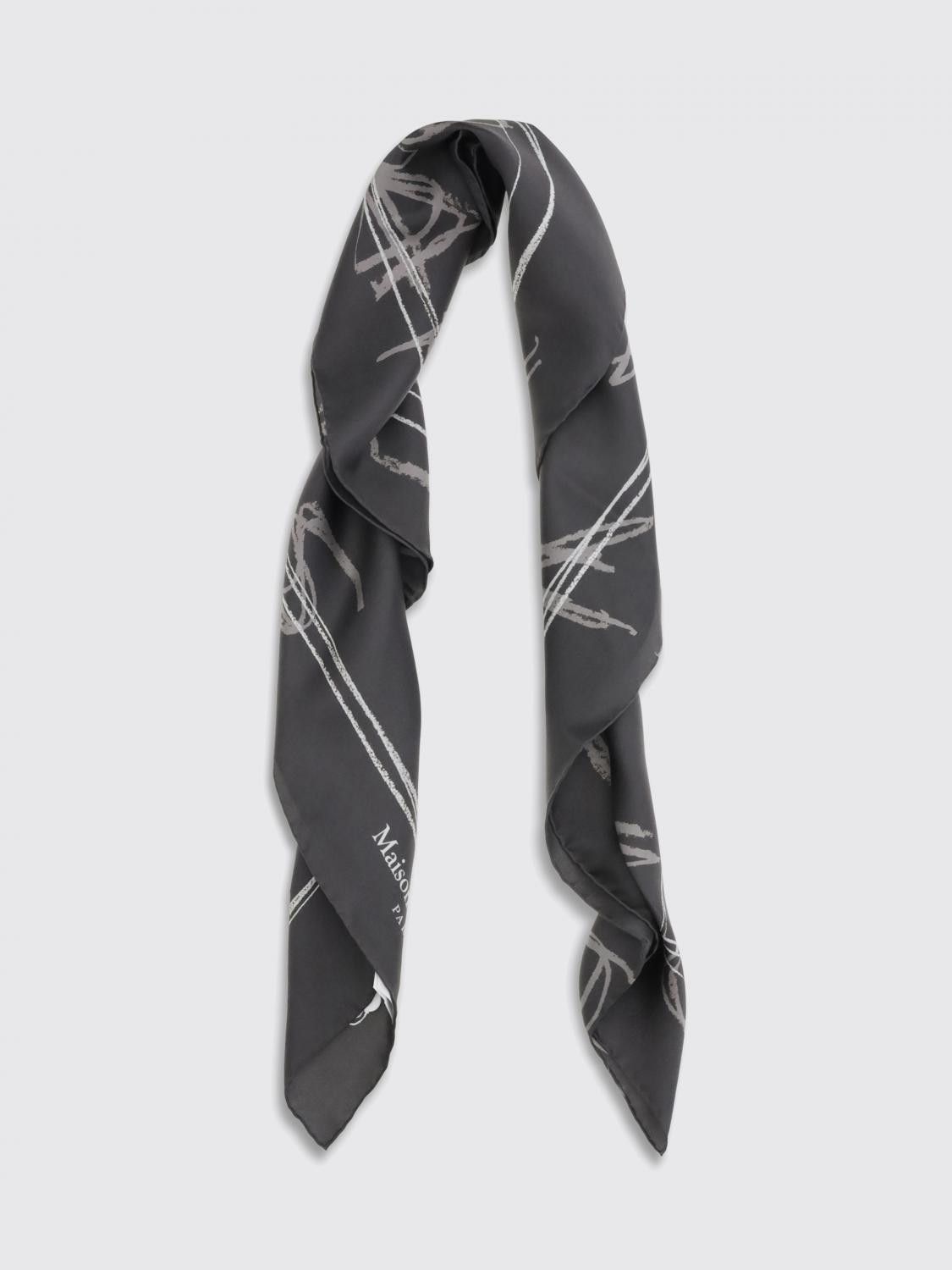 Maison Margiela Maison Margiela Neck Scarf Woman Graphite Size ONE SIZE - 2 Thumbnail