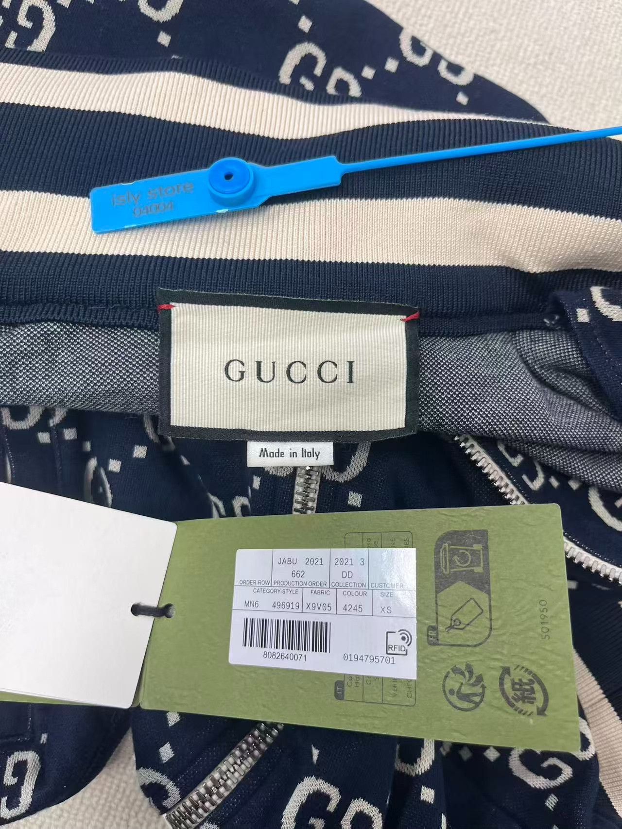 Gucci Gucci GG Jacquard Zip Jacket Blue XS Size US XS / EU 42 / 0 - 6 Thumbnail